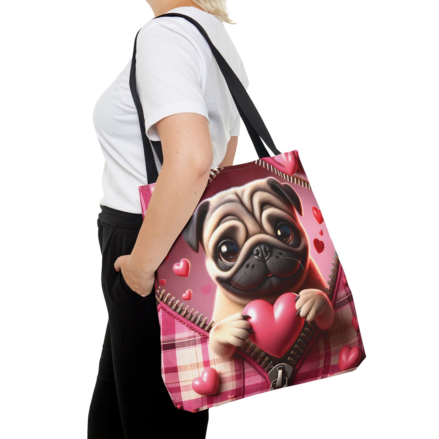 Tote Bag, Cute Dog, Personalised/Non-Personalised Tote bag