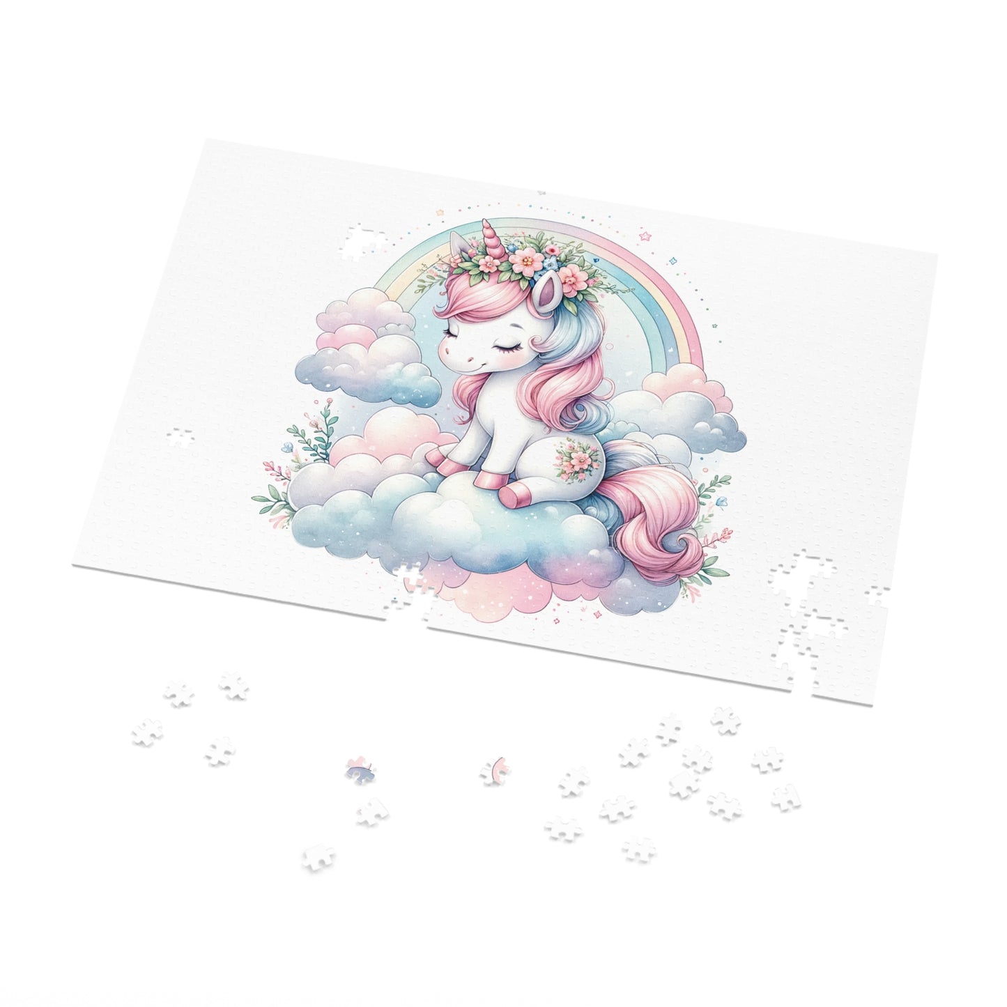 Jigsaw Puzzle, Unicorn, Personalised/Non-Personalised (30, 110, 252, 500,1000-Piece)