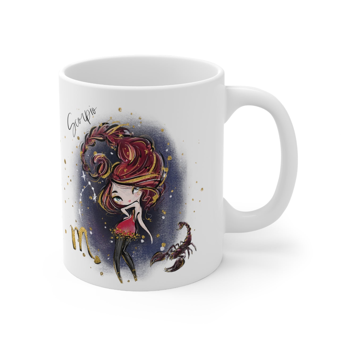 Zodiac Sign, Scorpio, Ceramic Mug 11oz