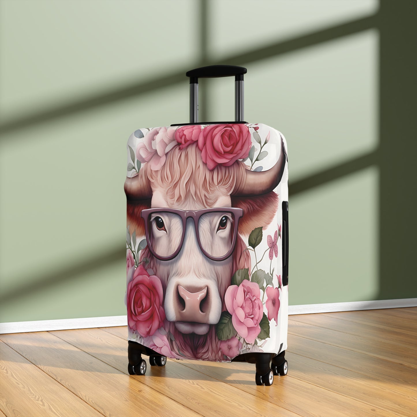 Luggage Cover, Highland Cow, awd-007