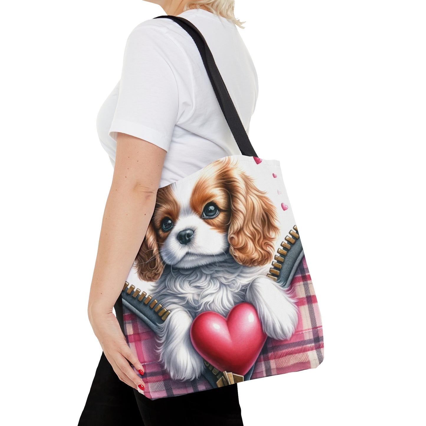 Tote Bag, Cute Dog, Personalised/Non-Personalised Tote bag