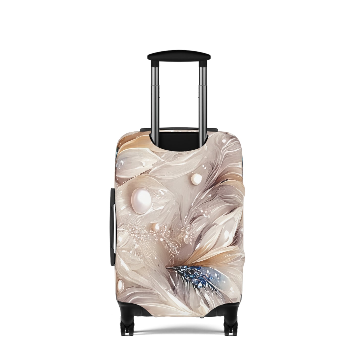 Luggage Cover, Beige Floral-3