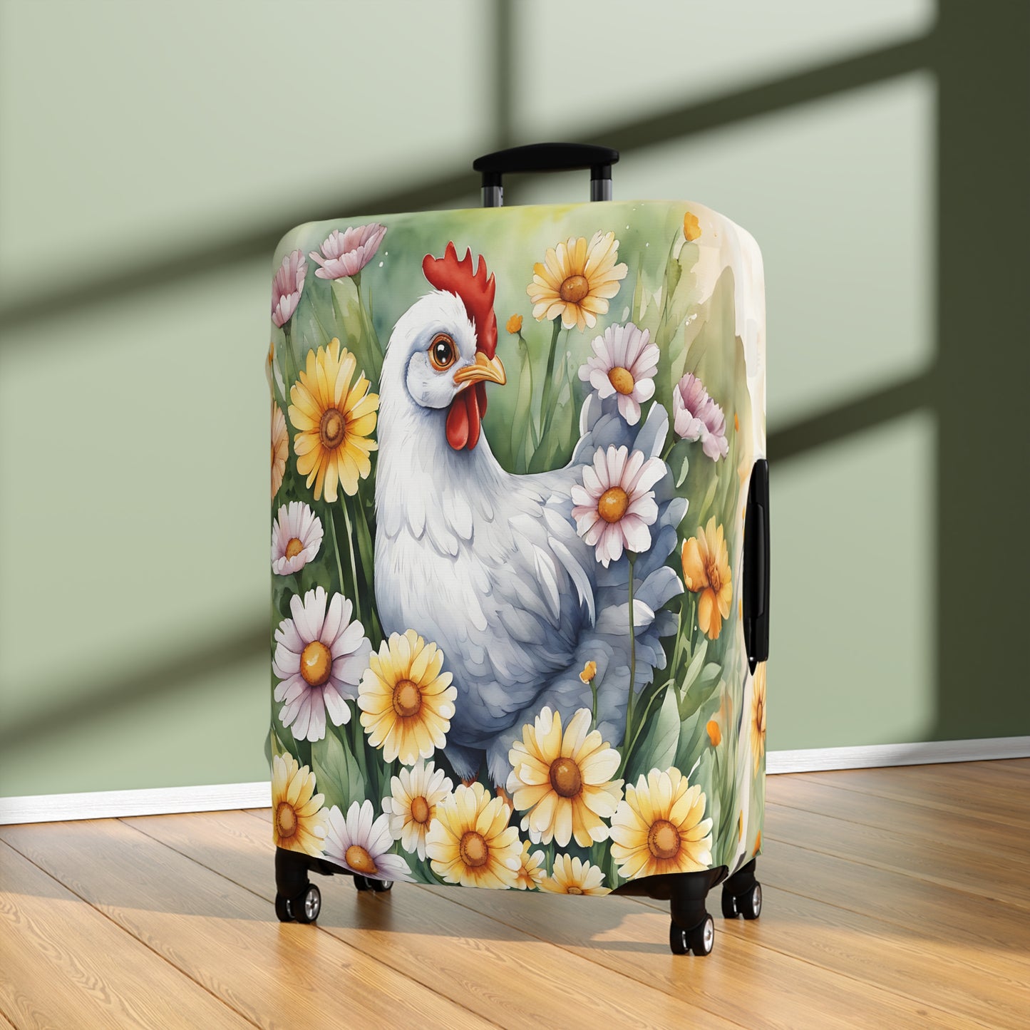 Luggage Cover, Chicken/Rooster, awd-302