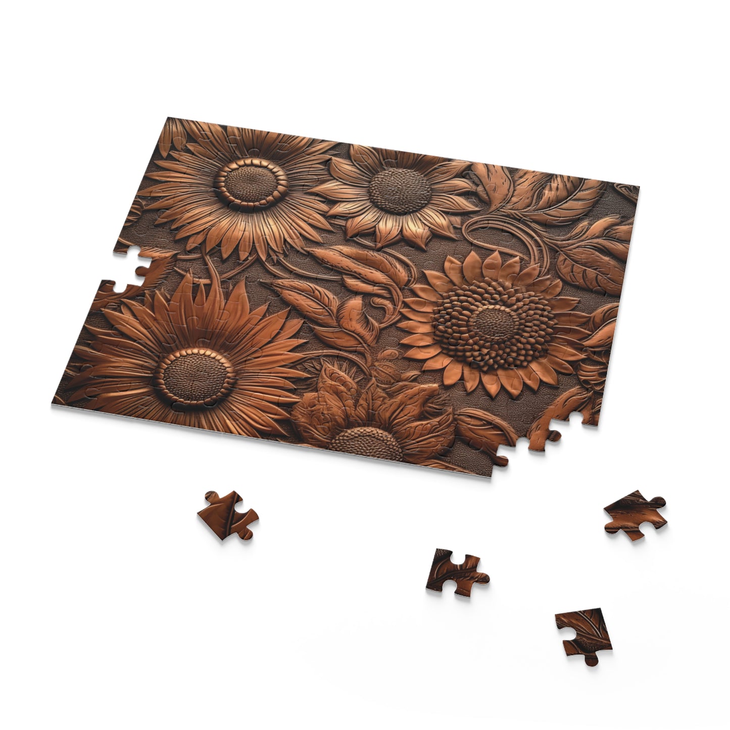 Personalised/Non-Personalised Puzzle, Floral (120, 252, 500-Piece)