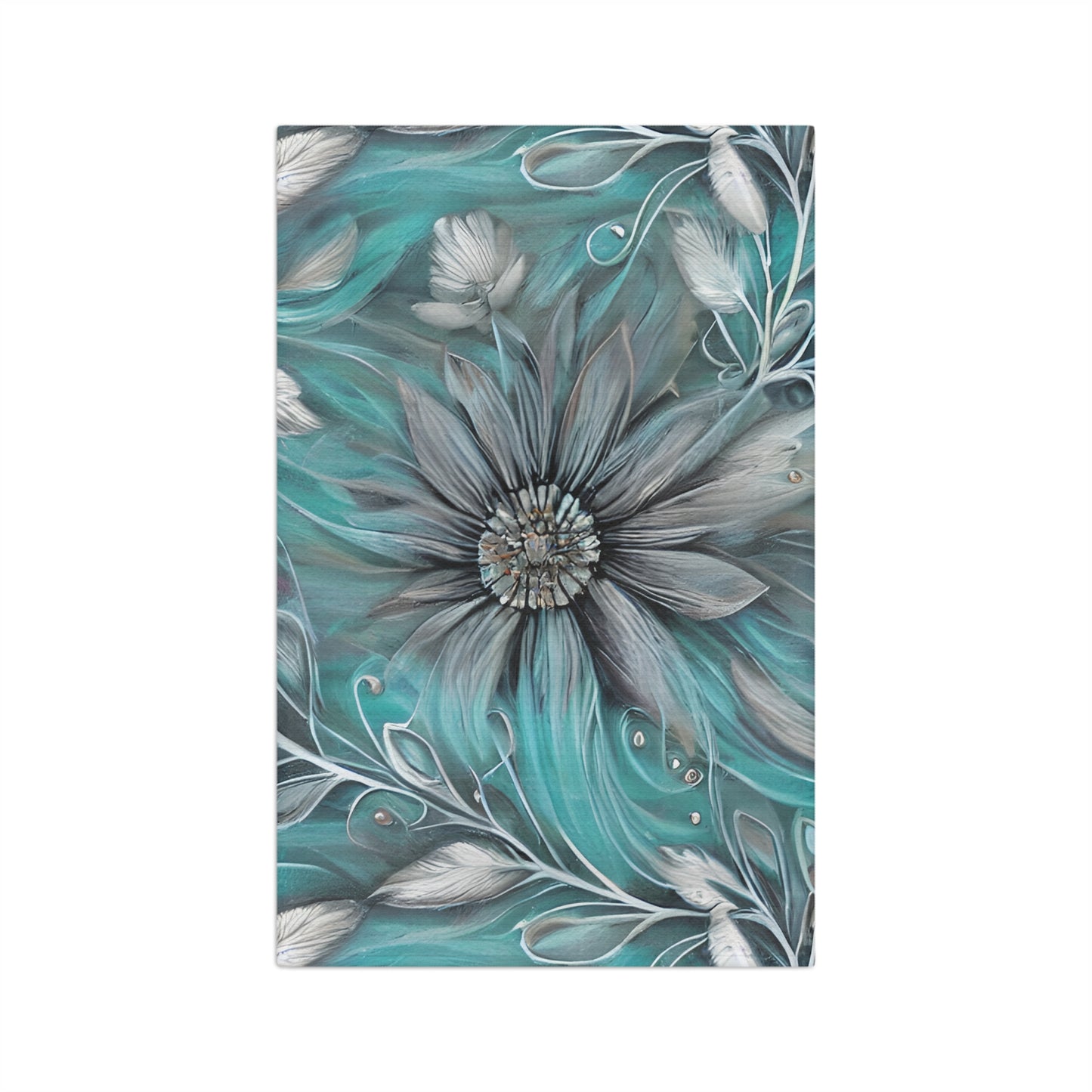 Microfiber Tea Towel Floral