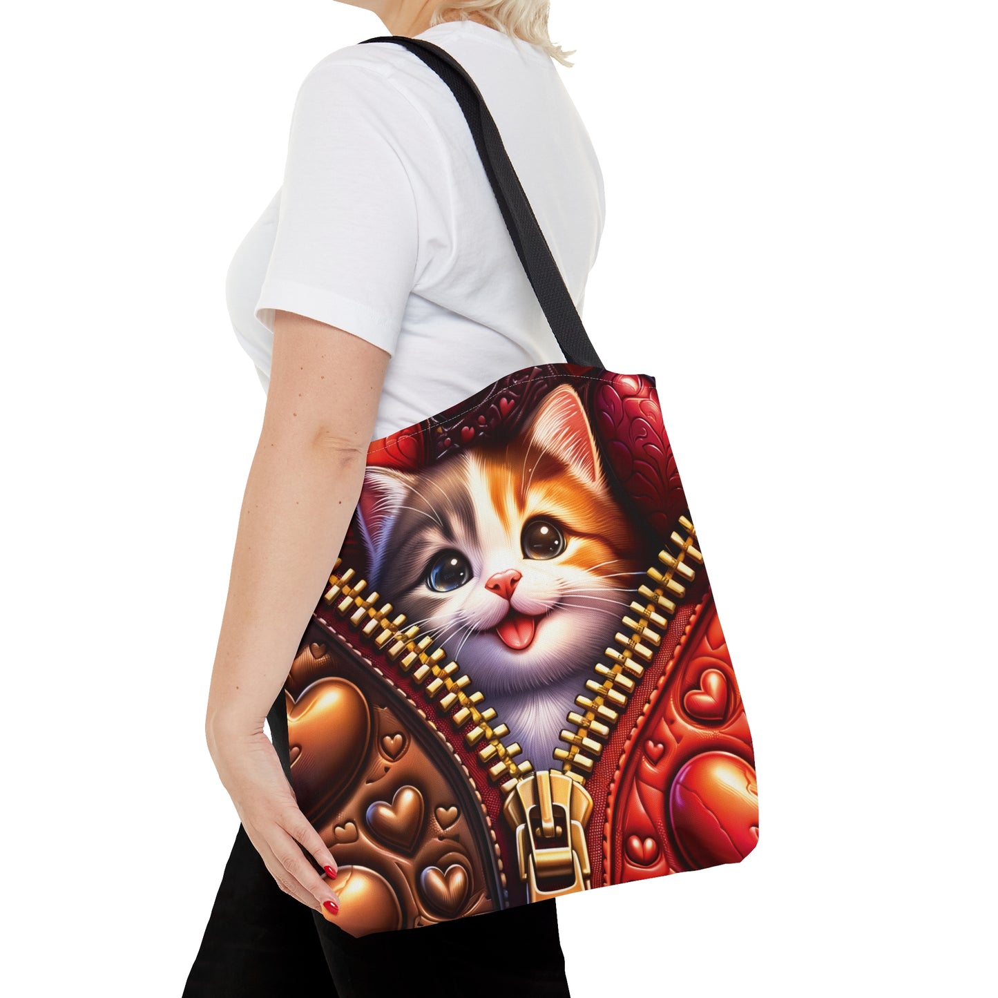 Tote Bag, Cat, Personalised/Non-Personalised Tote bag