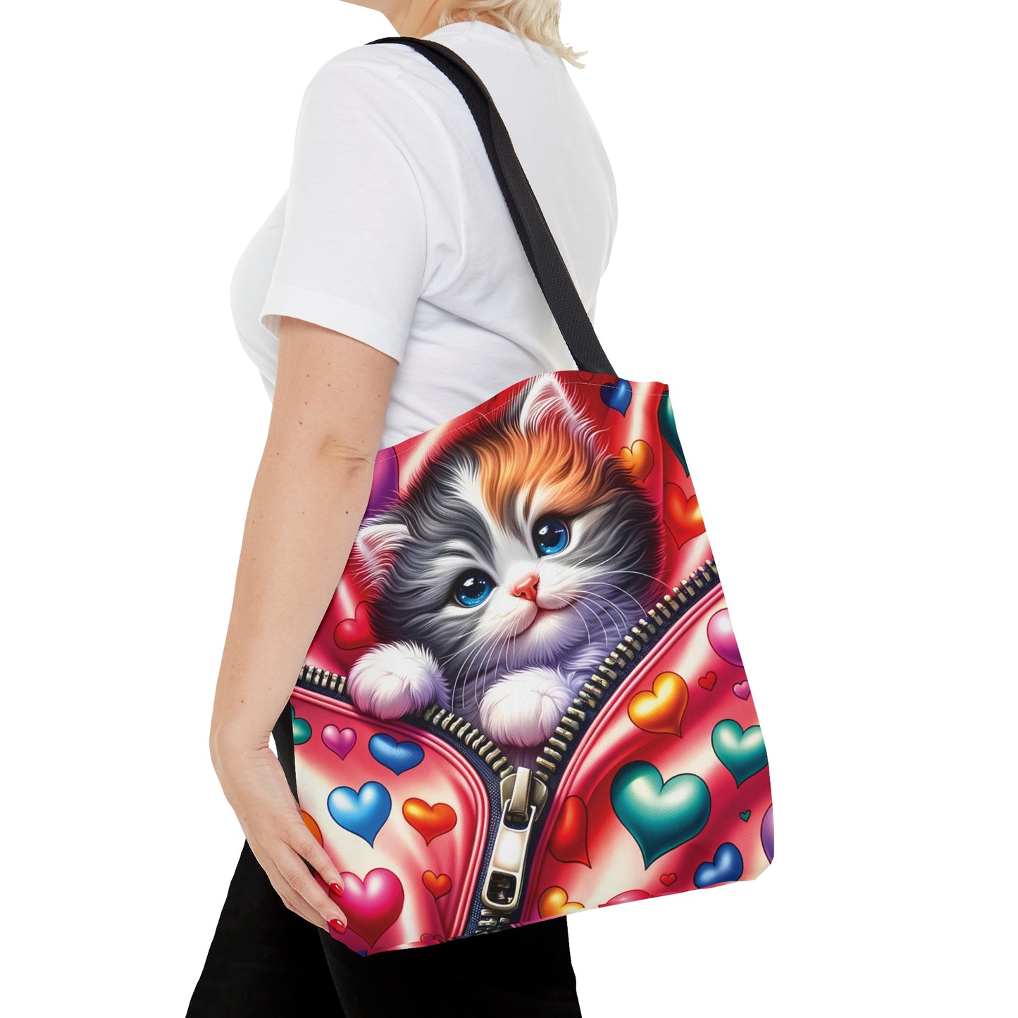 Tote Bag, Cat, Personalised/Non-Personalised Tote bag