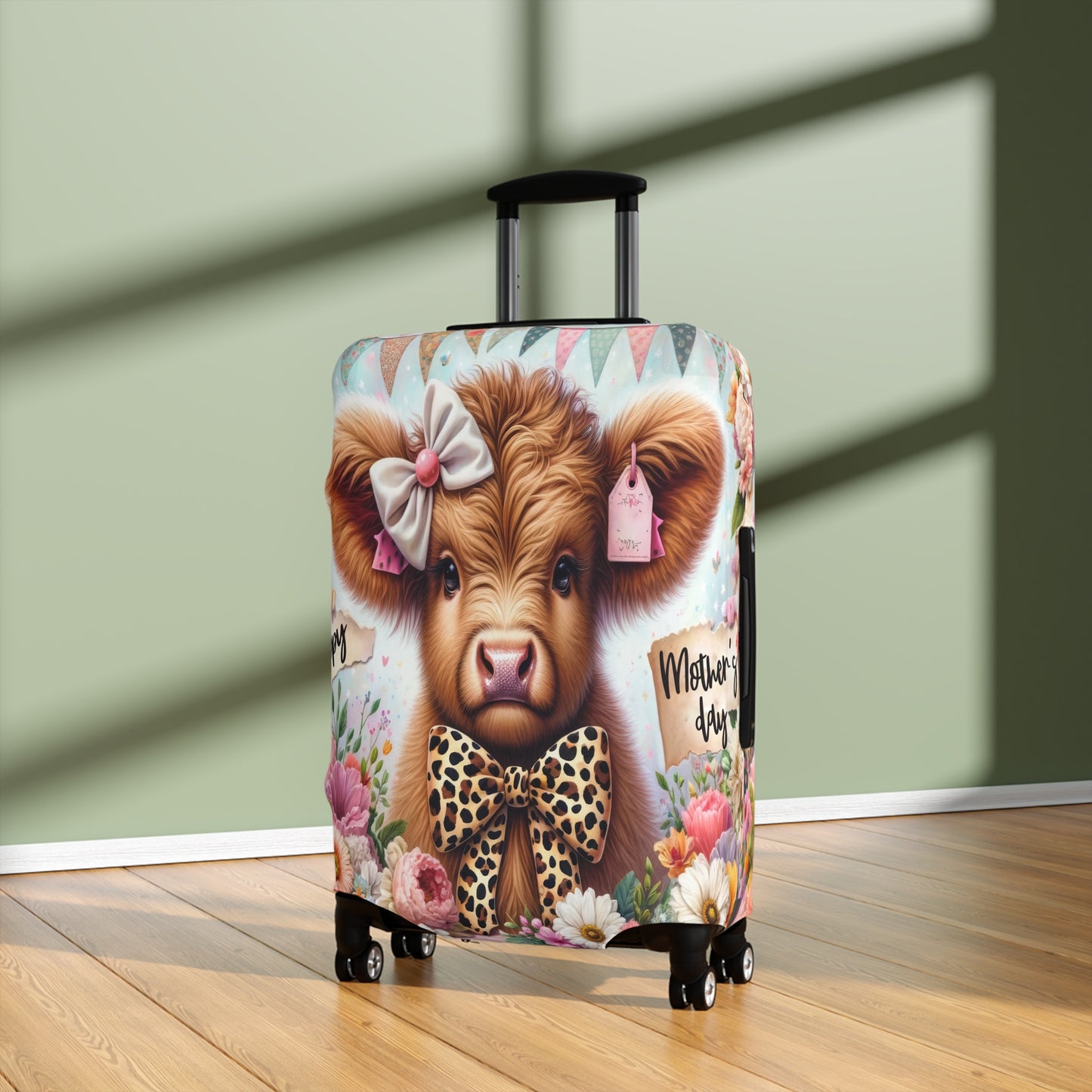 Luggage Cover, Highland Cow, awd-5012