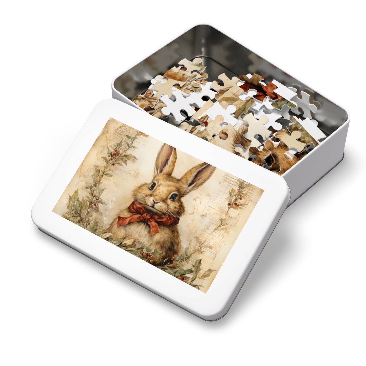 Jigsaw Puzzle, Rabbit, Personalised/Non-Personalised (30, 110, 252, 500,1000-Piece)