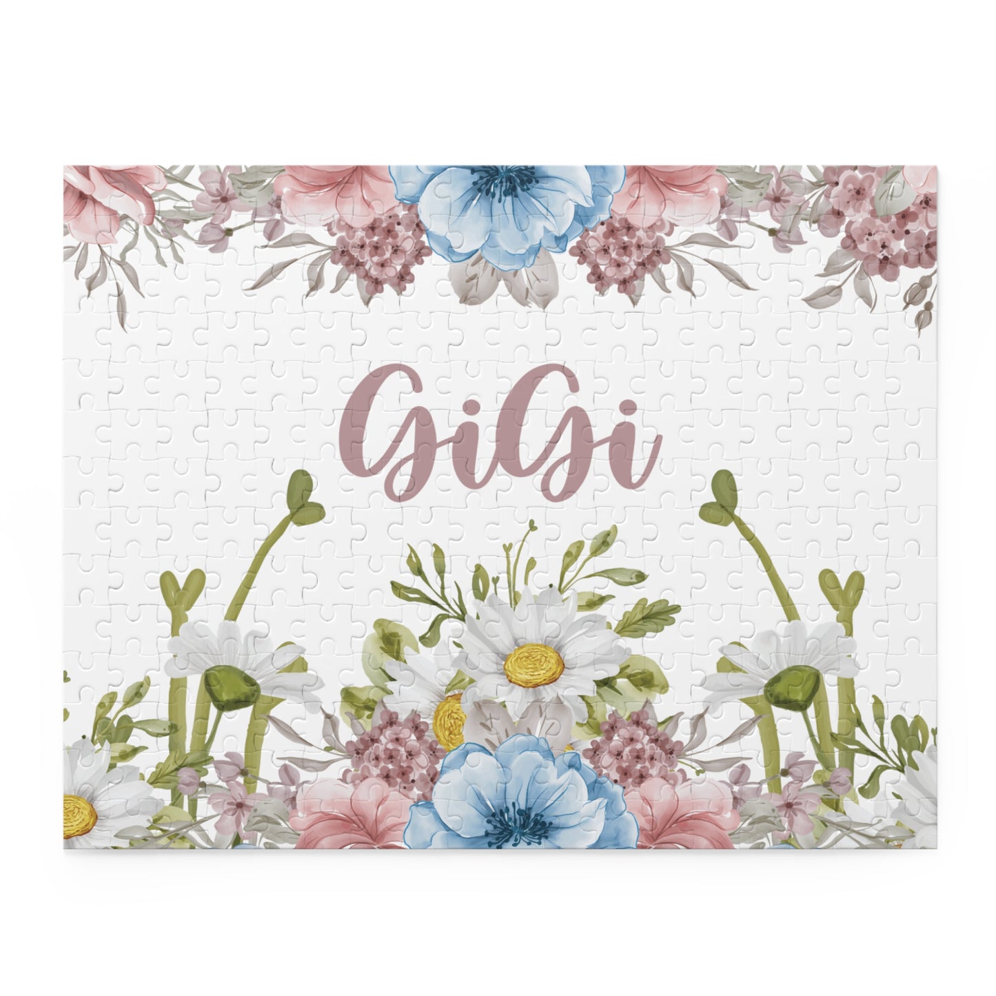 Personalised/Non-Personalised Puzzle, Floral, GiGi (120, 252, 500-Piece)