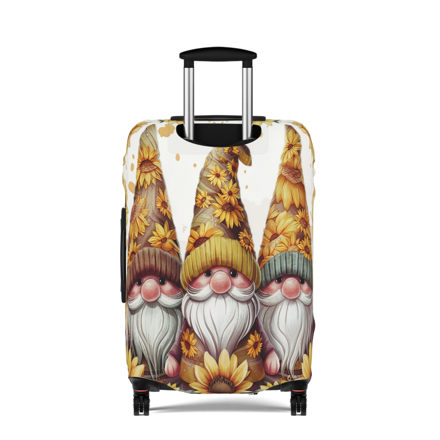 Luggage Cover, Sunflowers, Gnomes, awd-1744