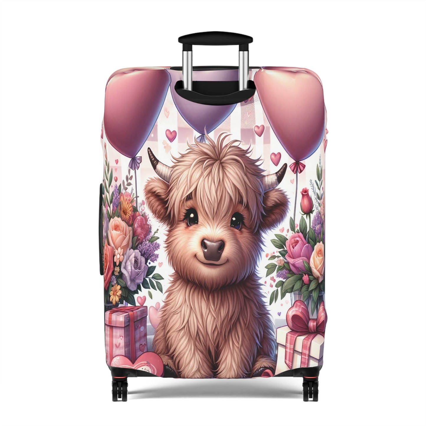 Luggage Cover, Highland Cow, awd-1453