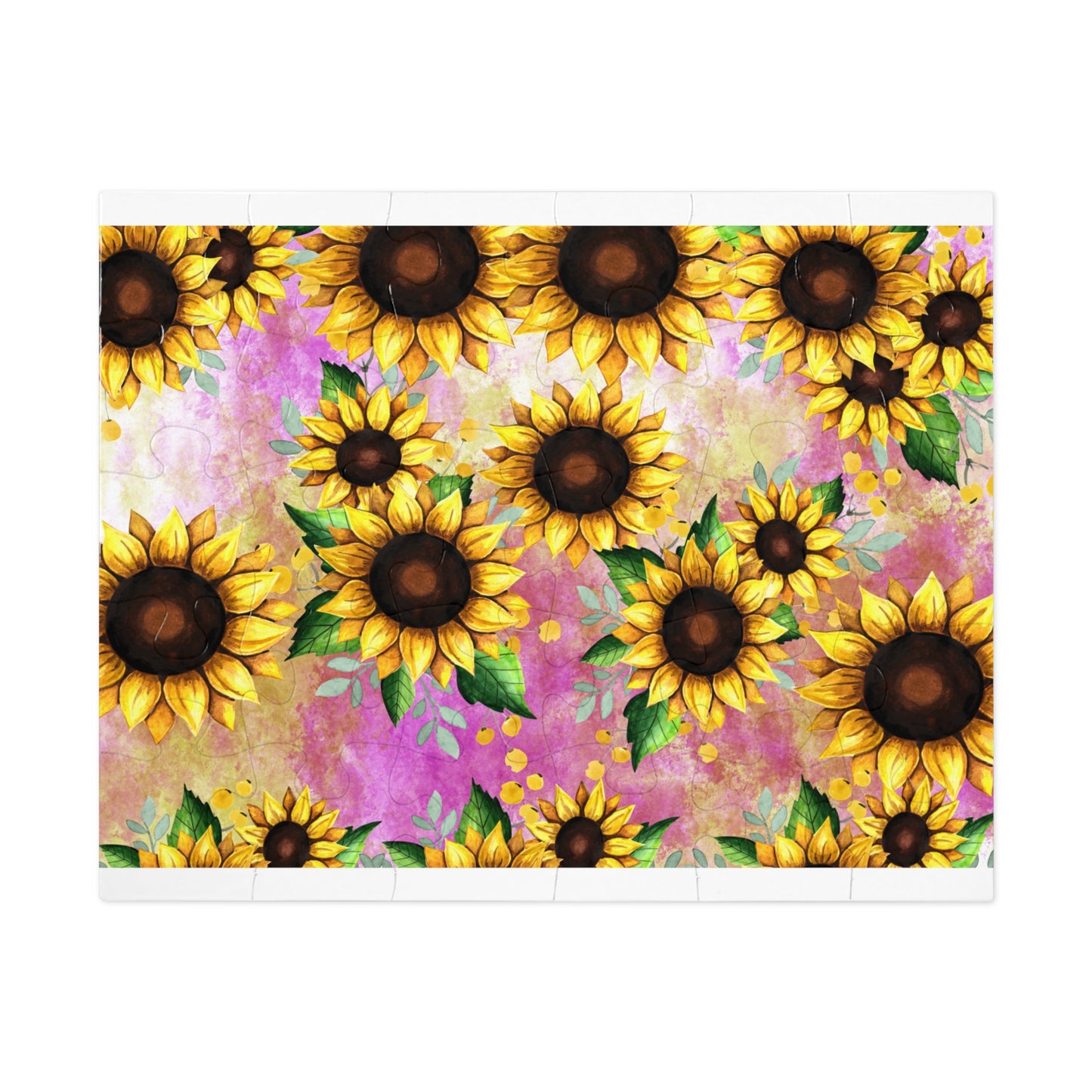 Jigsaw Puzzle, Sunflower, Personalised/Non-Personalised (30, 110, 252, 500,1000-Piece)