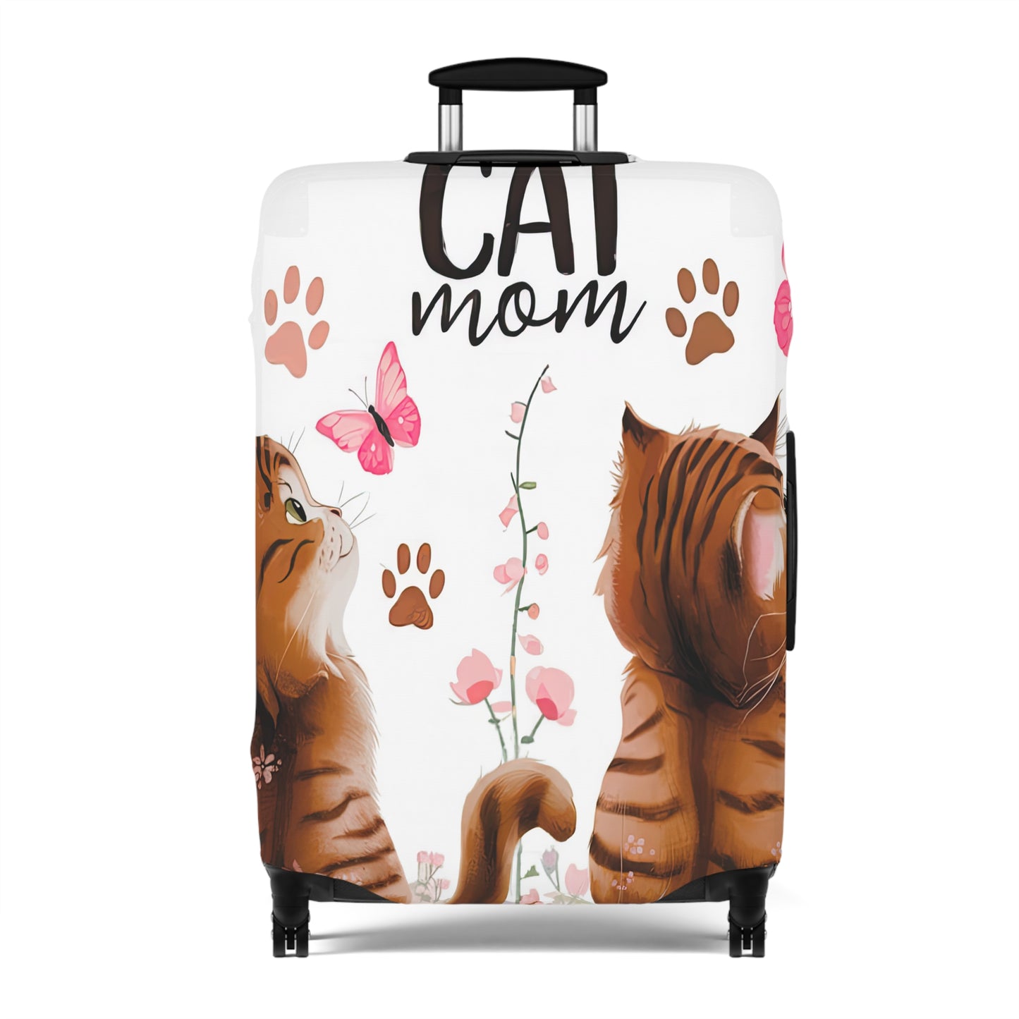 Luggage Cover, Cat Mom, awd-1472