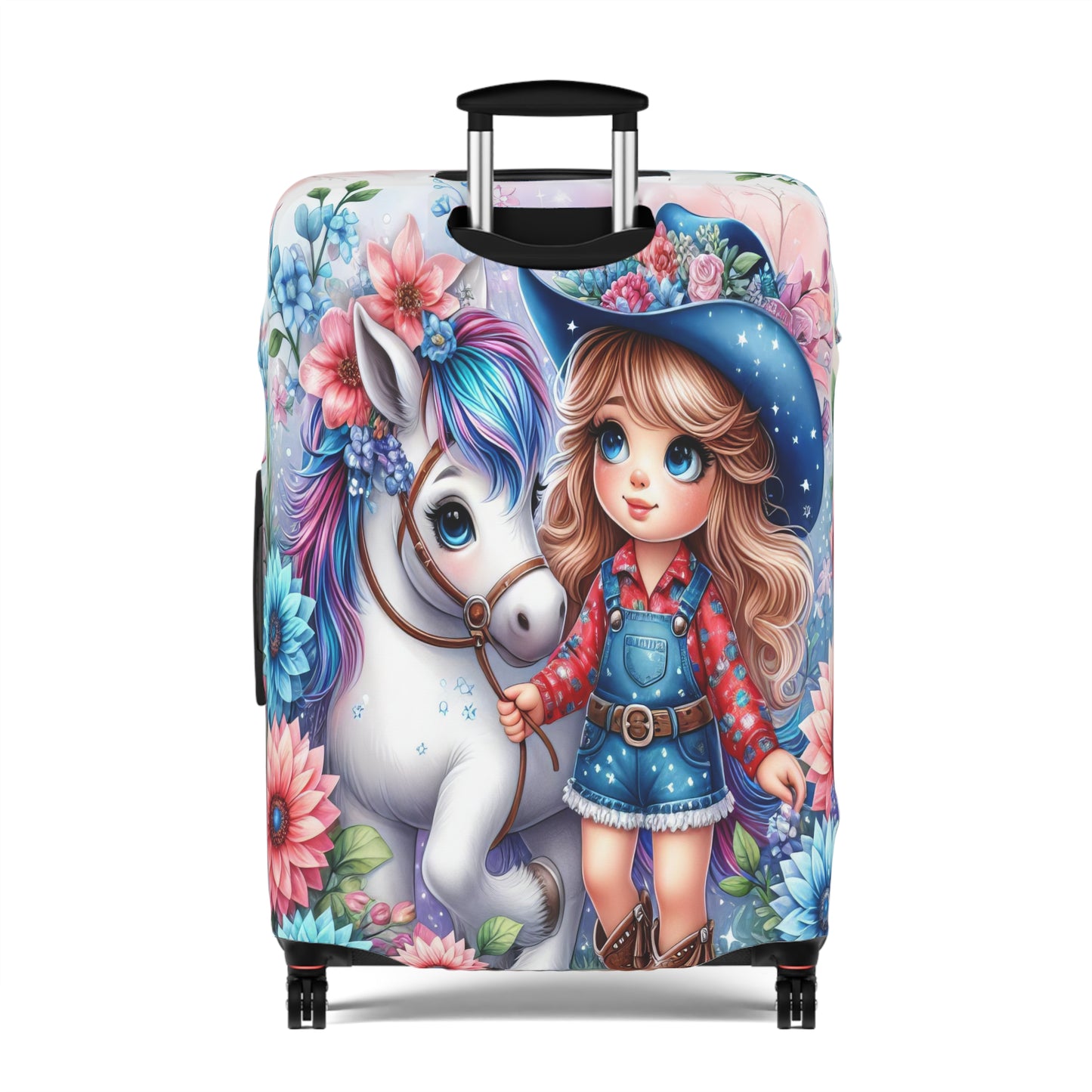 Luggage Cover, Just a Girl who Loves Horses, awd-3071