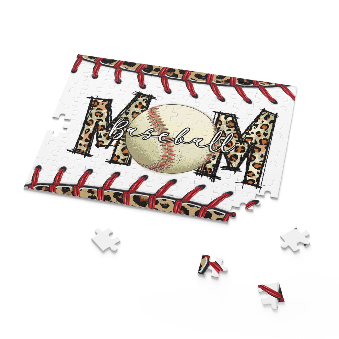 Puzzle, Baseball Mom, Personalised/Non-Personalised (120, 252, 500-Piece), awd-608