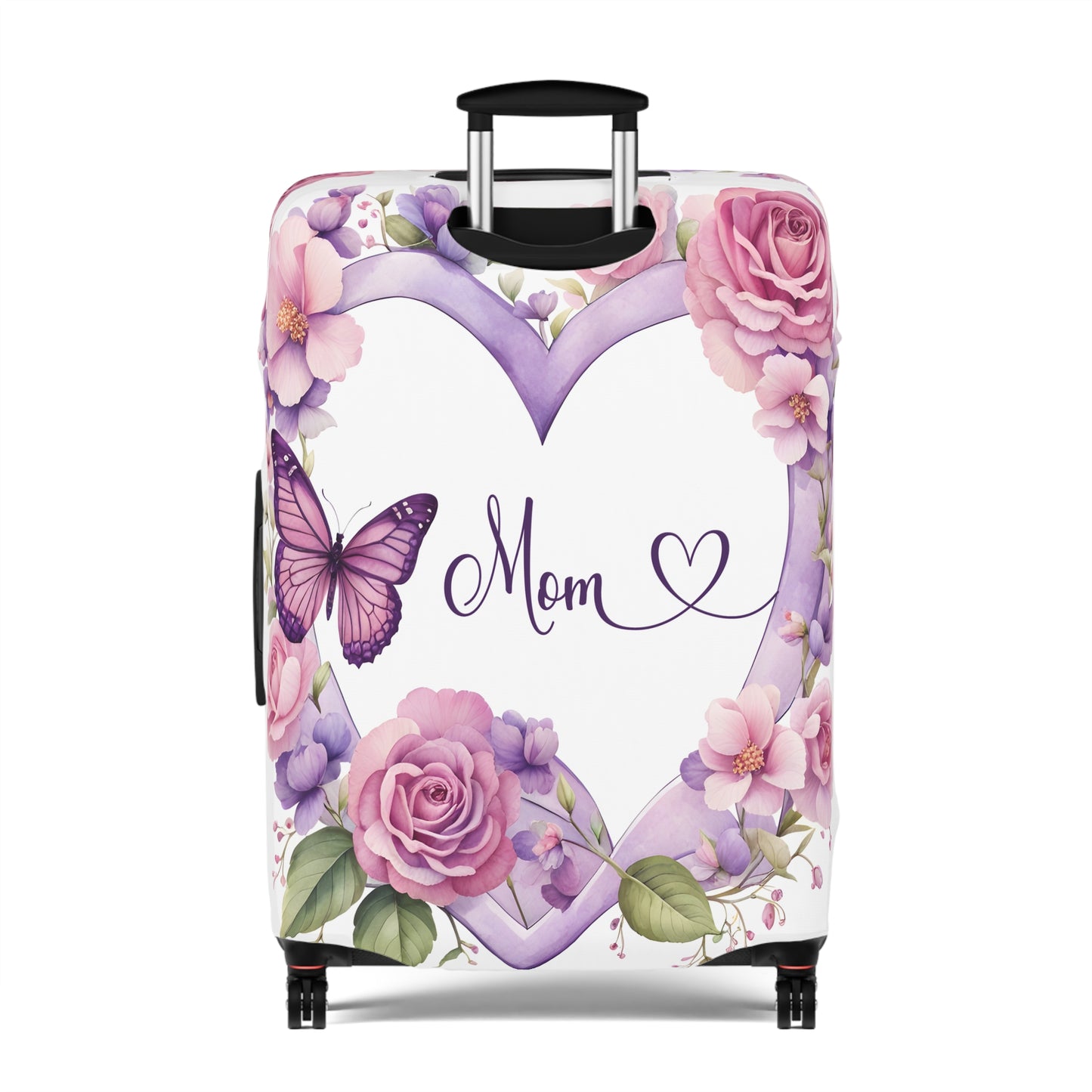 Luggage Cover, Butterfly Heart, Mom, awd-1662