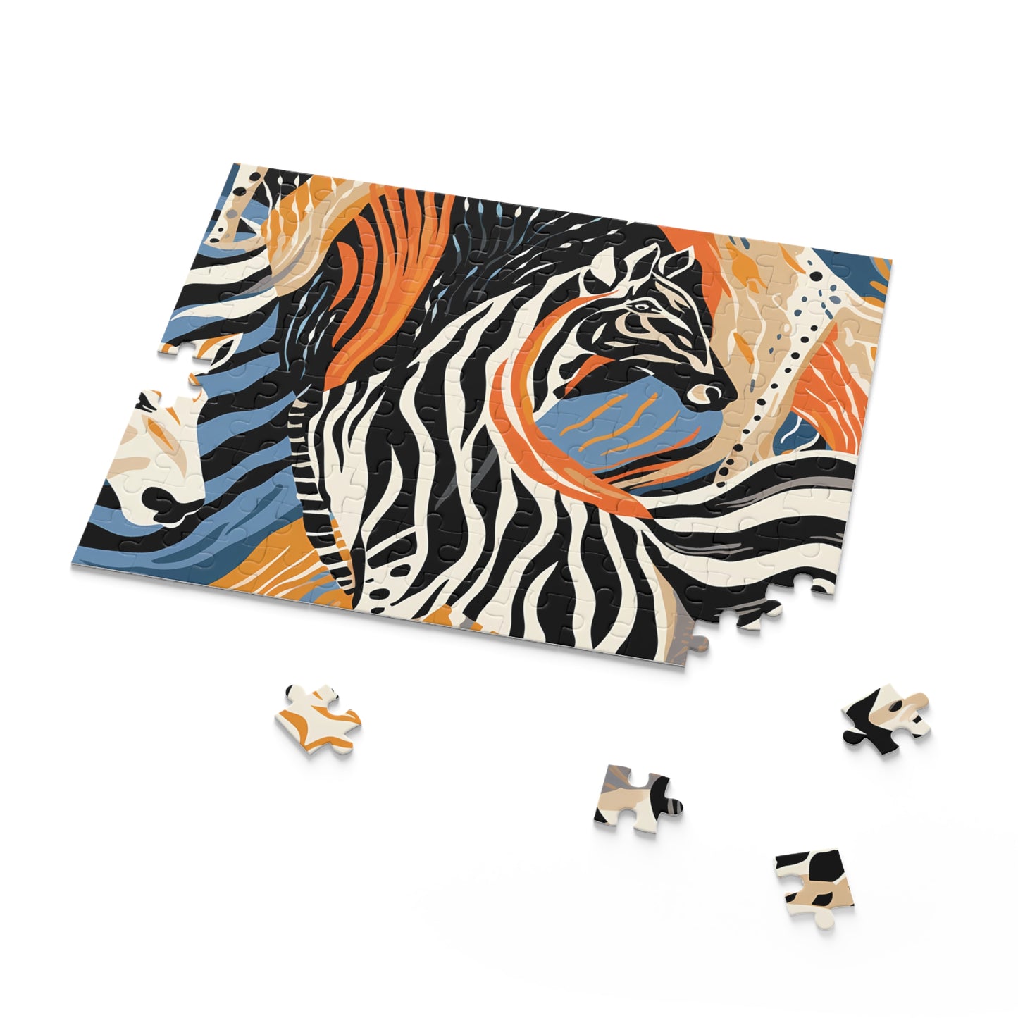 Personalised/Non-Personalised Puzzle, Zebra (120, 252, 500-Piece)