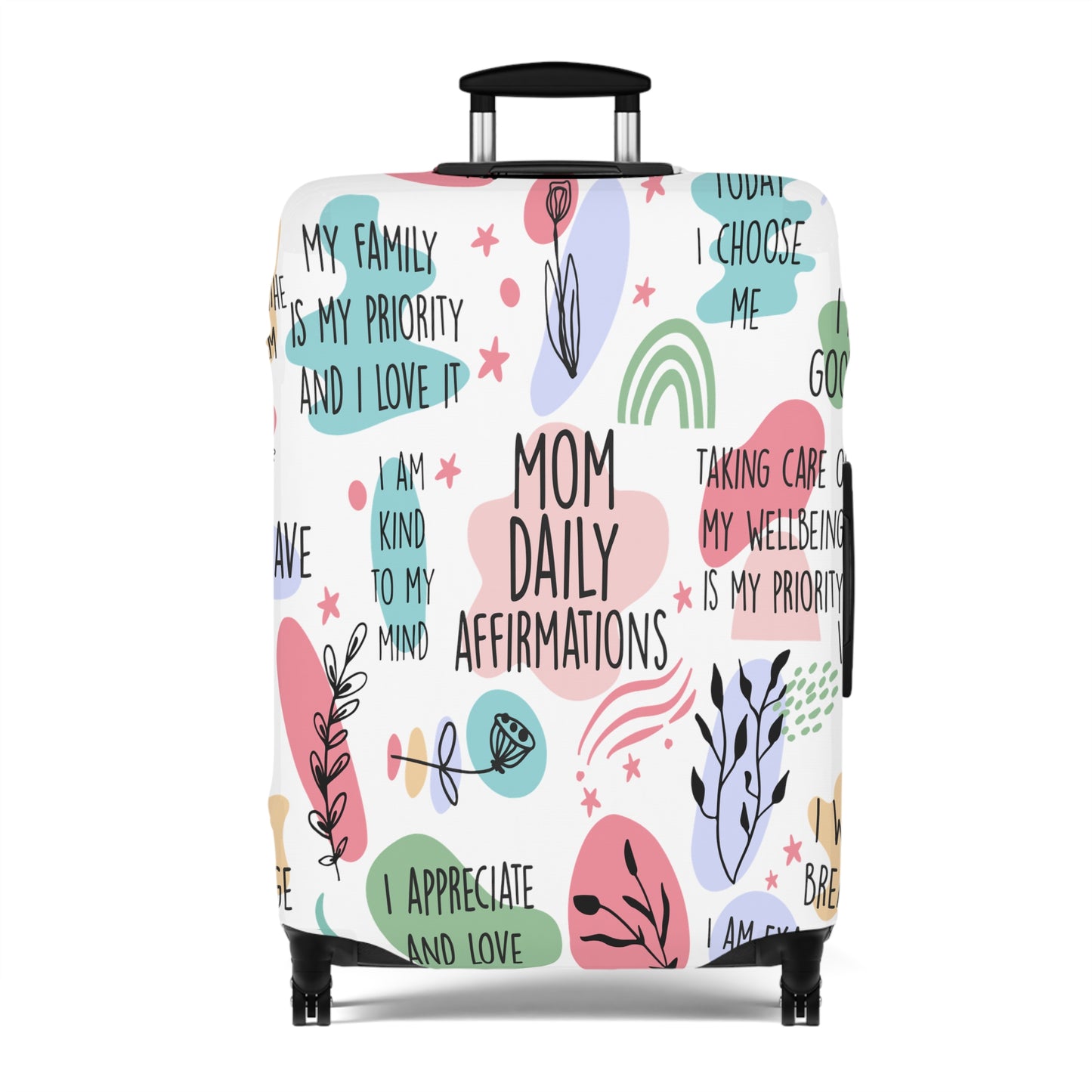 Luggage Cover, Mom Daily Affirmations, awd-1352