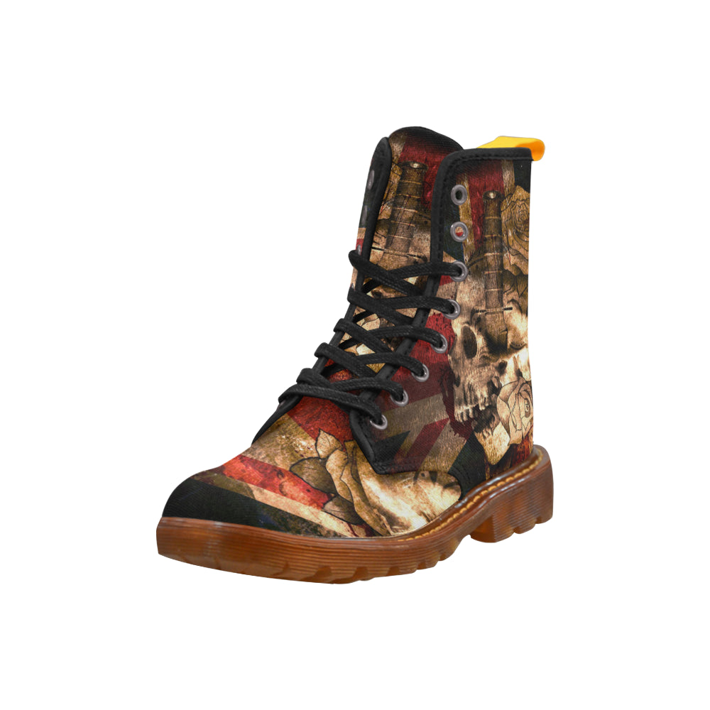 Skull Flag Martin Boots For Women Model 1203H