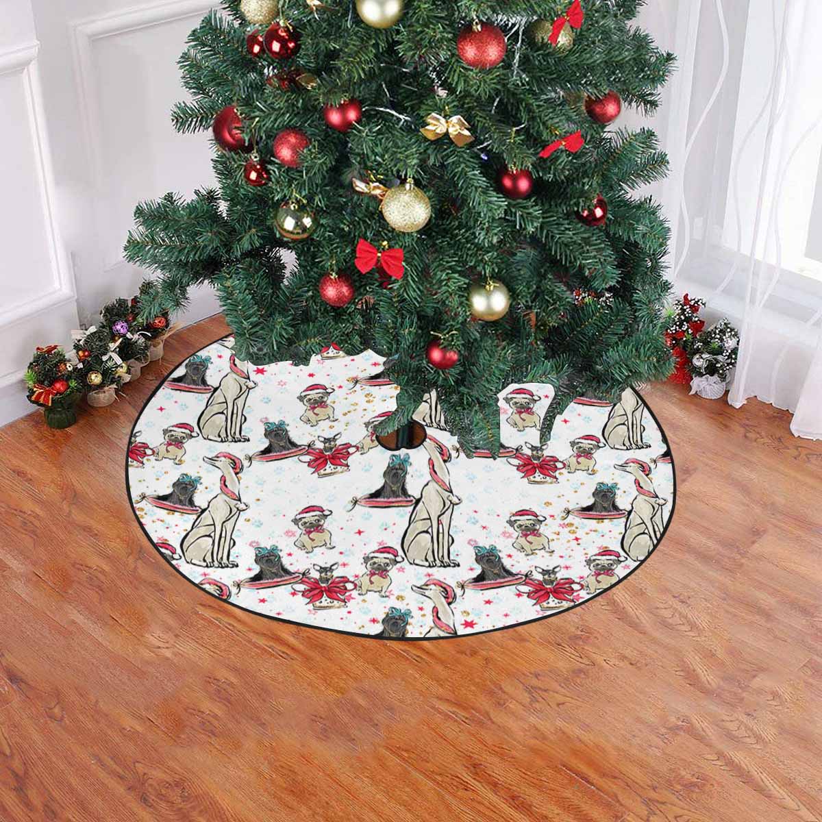 Dog Christmas  Christmas Tree Skirt