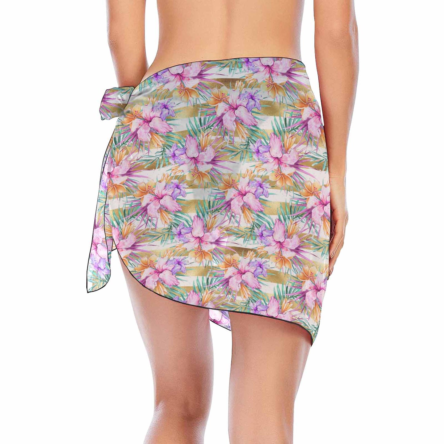 Hibiscus  Women's Beach Sarong Wrap