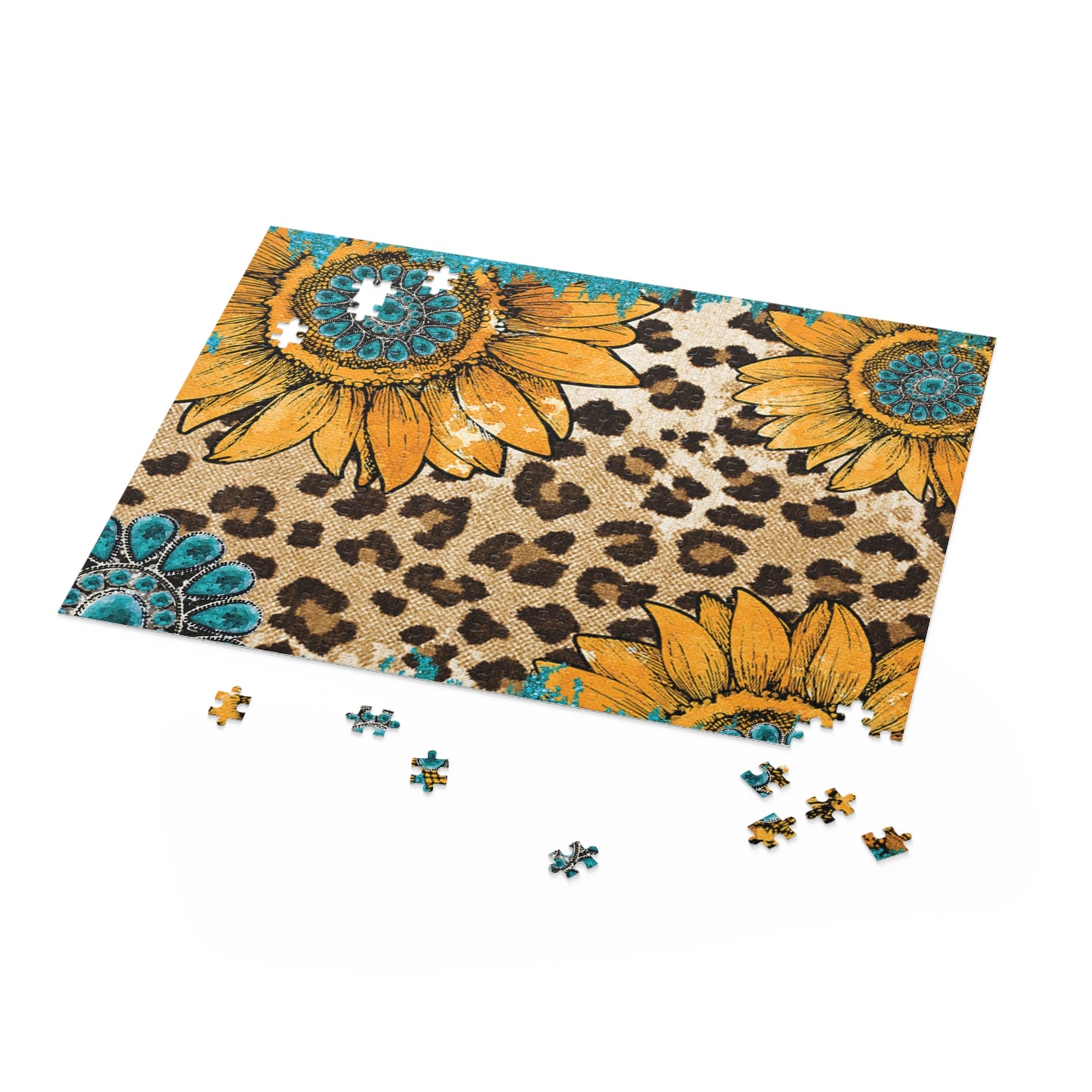 Puzzle, Western, Sunflowers  (120, 252, 500-Piece) awd-604