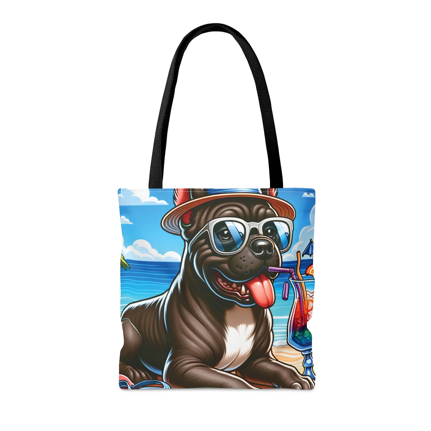 Tote Bag, Dog on Beach, Cane Corso, Tote bag, awd-1202