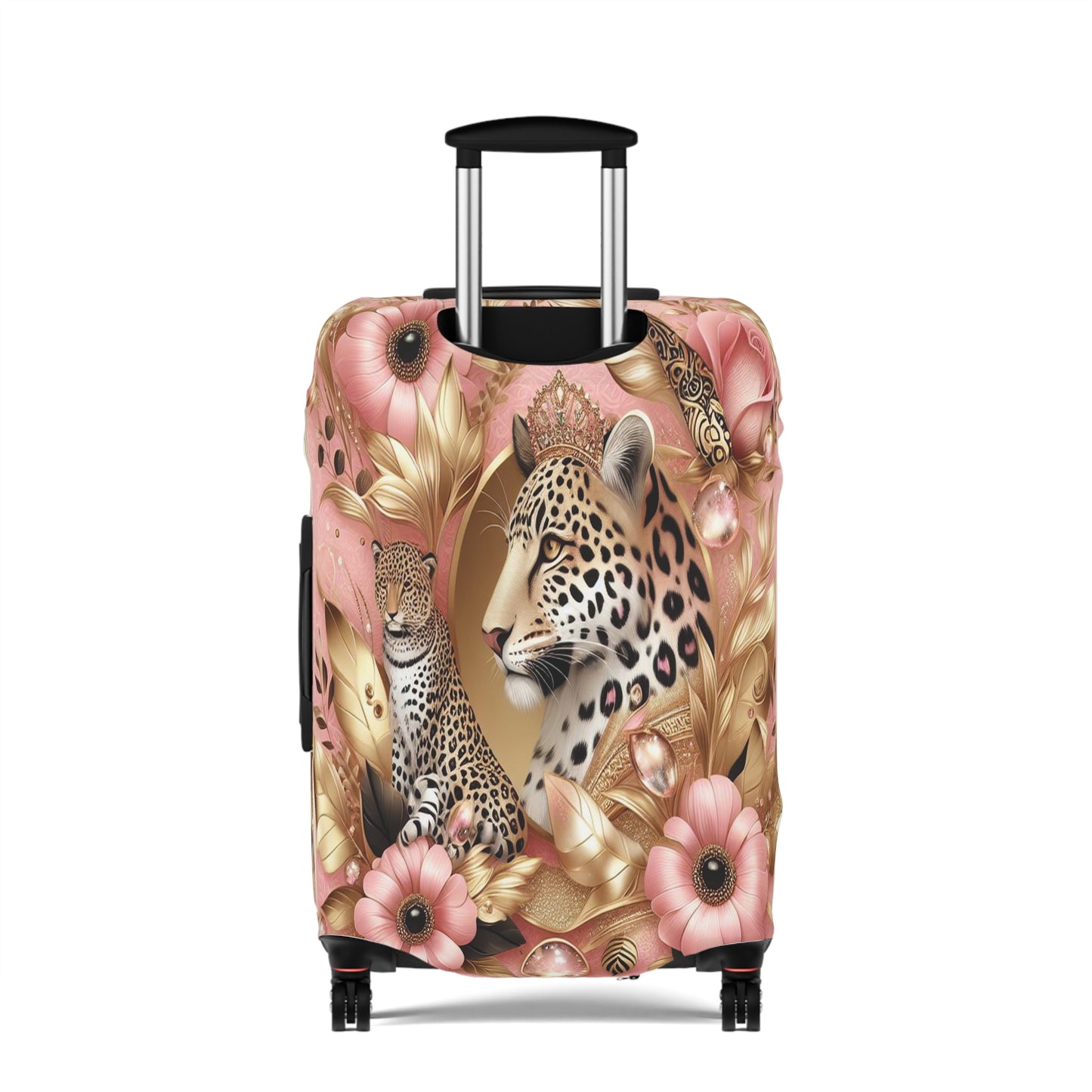 Luggage Cover, Floral Leopard, awd-3073