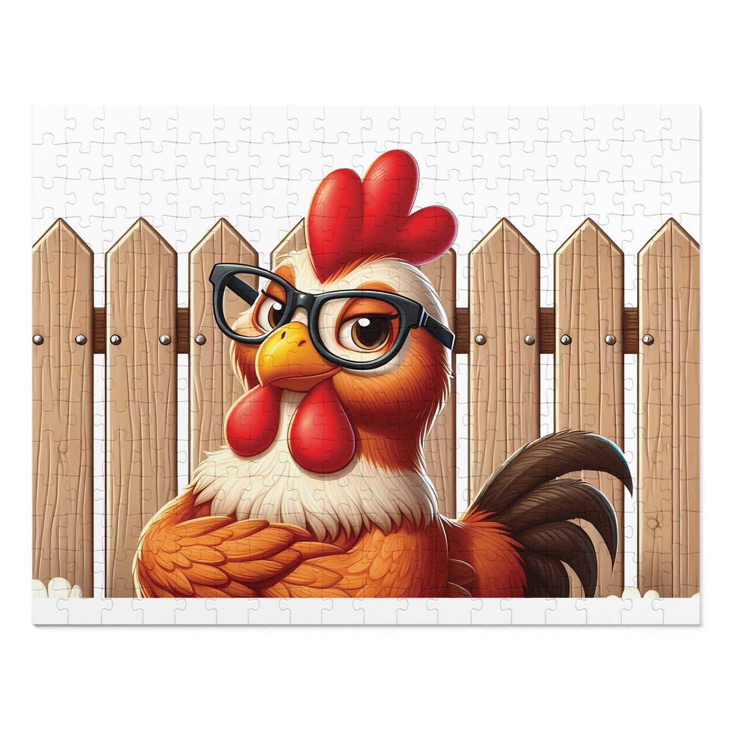 Jigsaw Puzzle, Chicken, Personalised/Non-Personalised (30, 110, 252, 500,1000-Piece)