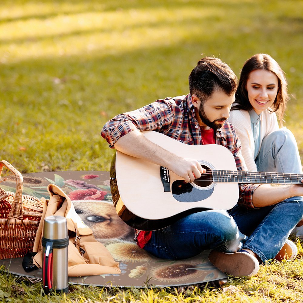 Round Picnic Mat Round outdoor picnic mat