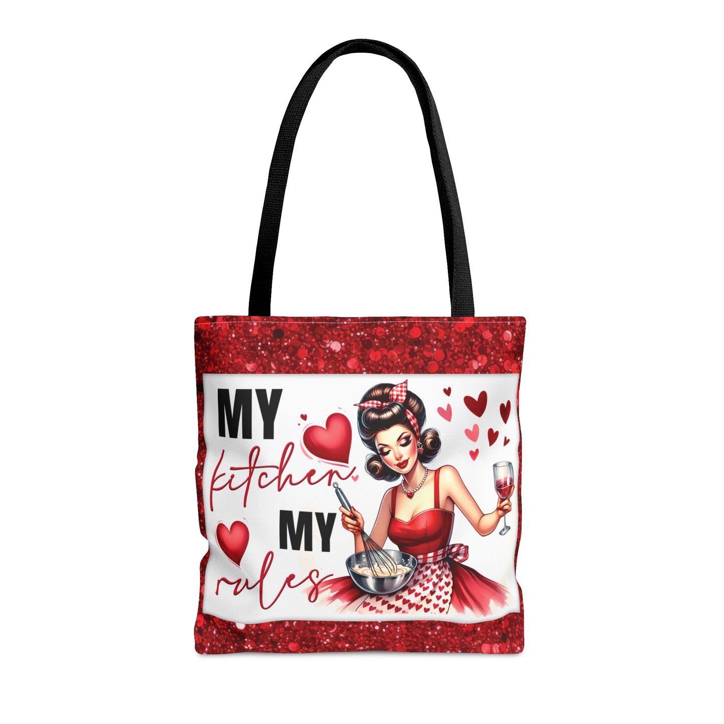 Tote Bag, Retro, My Kitchen My Rules