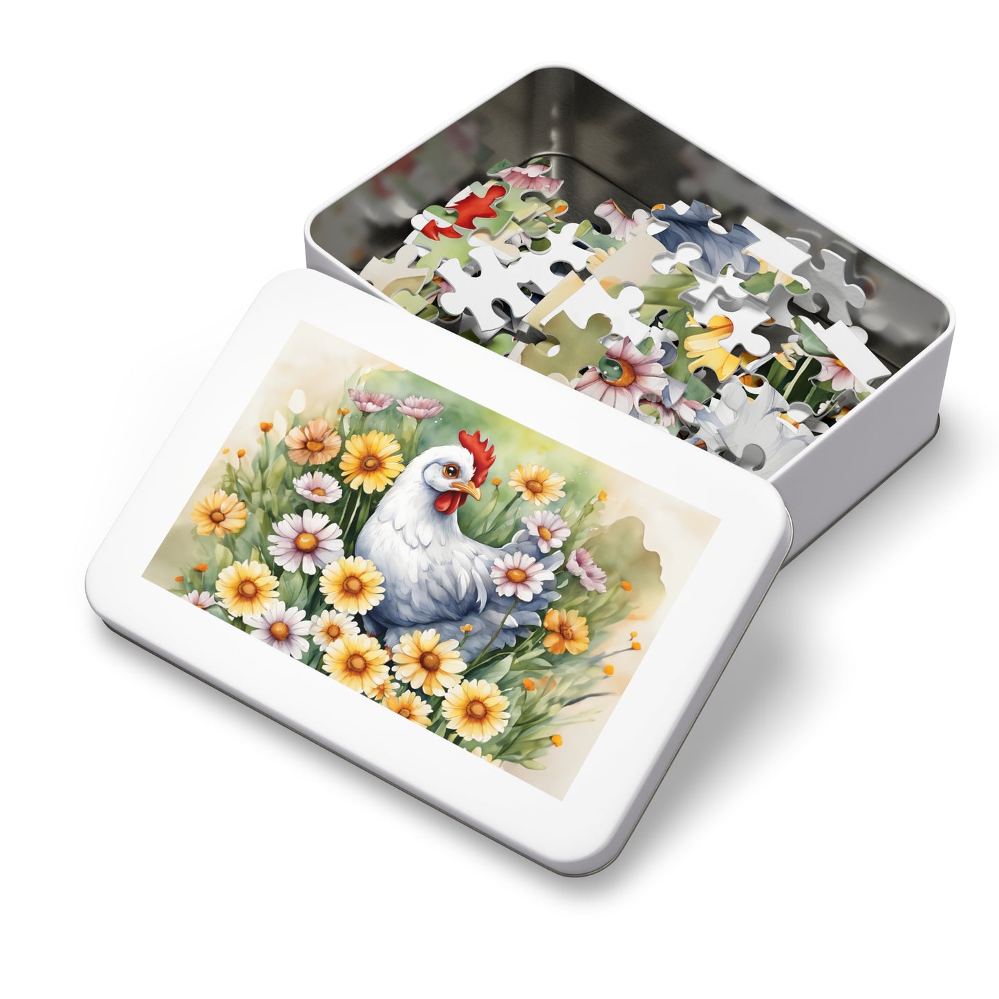 Jigsaw Puzzle, Western, Chicken, Personalised/Non-Personalised (30, 110, 252, 500,1000-Piece)