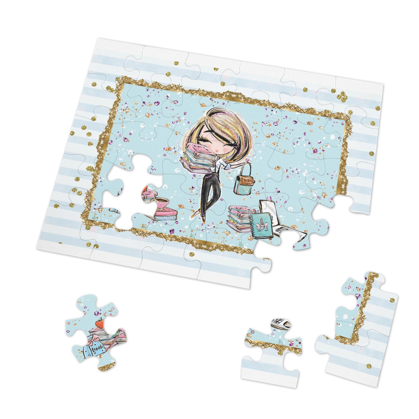 Jigsaw Puzzle, Teacher, Personalised/Non-Personalised (30, 110, 252, 500,1000-Piece)