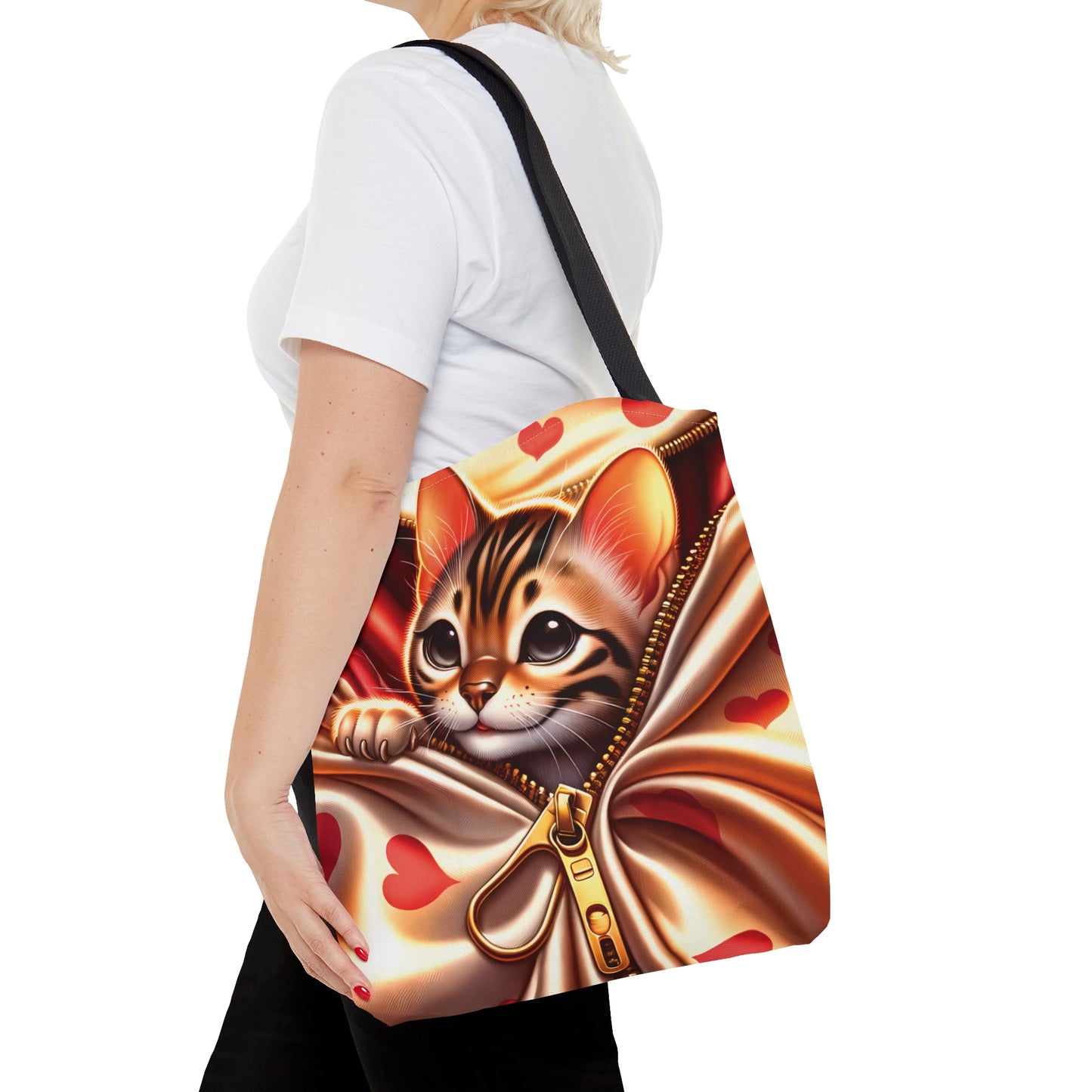 Tote Bag, Cat, Personalised/Non-Personalised Tote bag