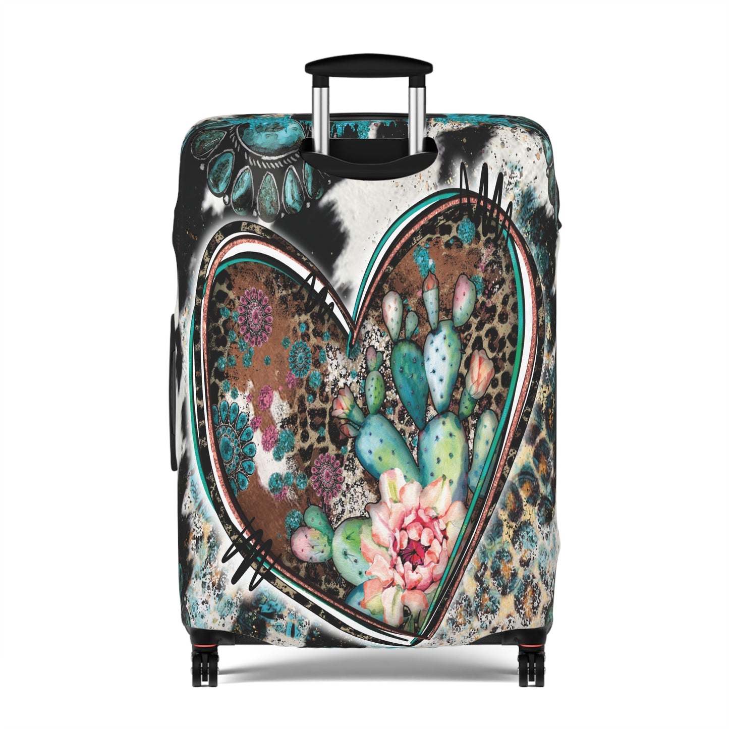 Luggage Cover, Country and Western, Heart, awd-041