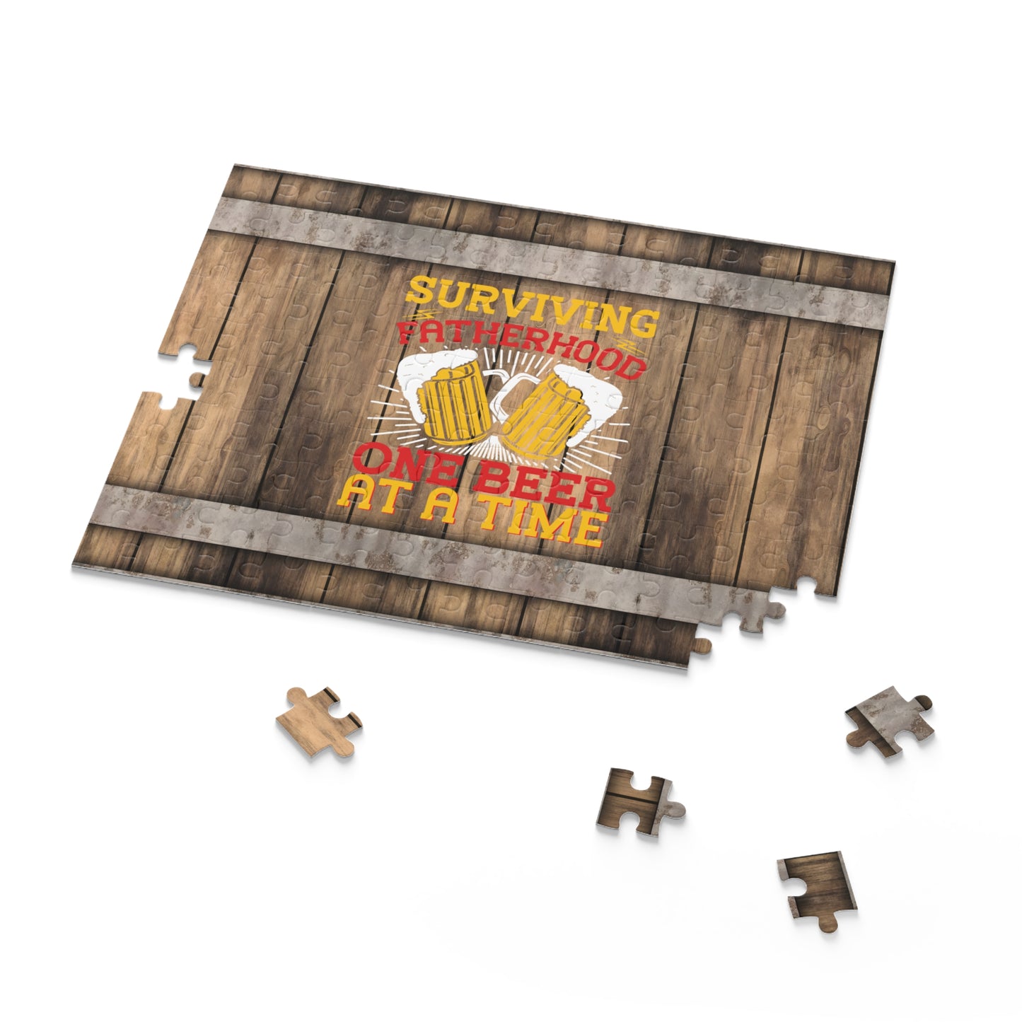 Puzzle, Surviving Fatherhood one Beer at a Time (120, 252, 500-Piece) awd-564