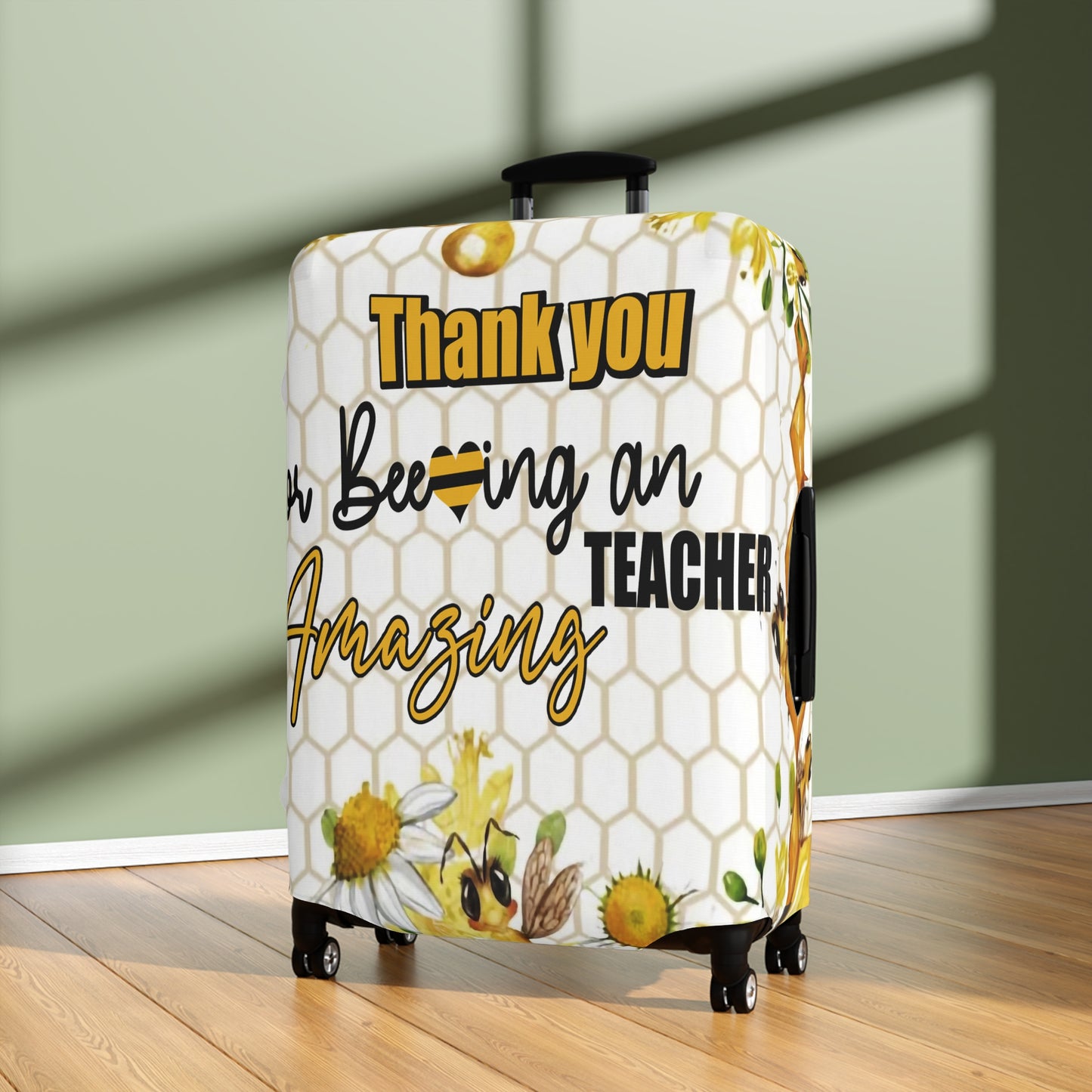 Luggage Cover, Teacher, Thanks for beeing an amazing Teacher, awd-1461