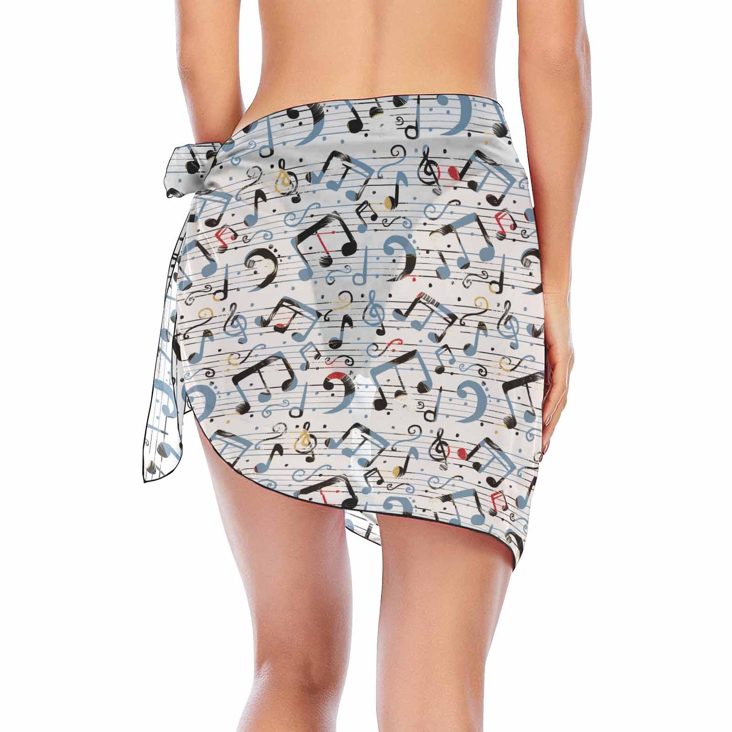 Its all about the music  Women's Beach Sarong Wrap