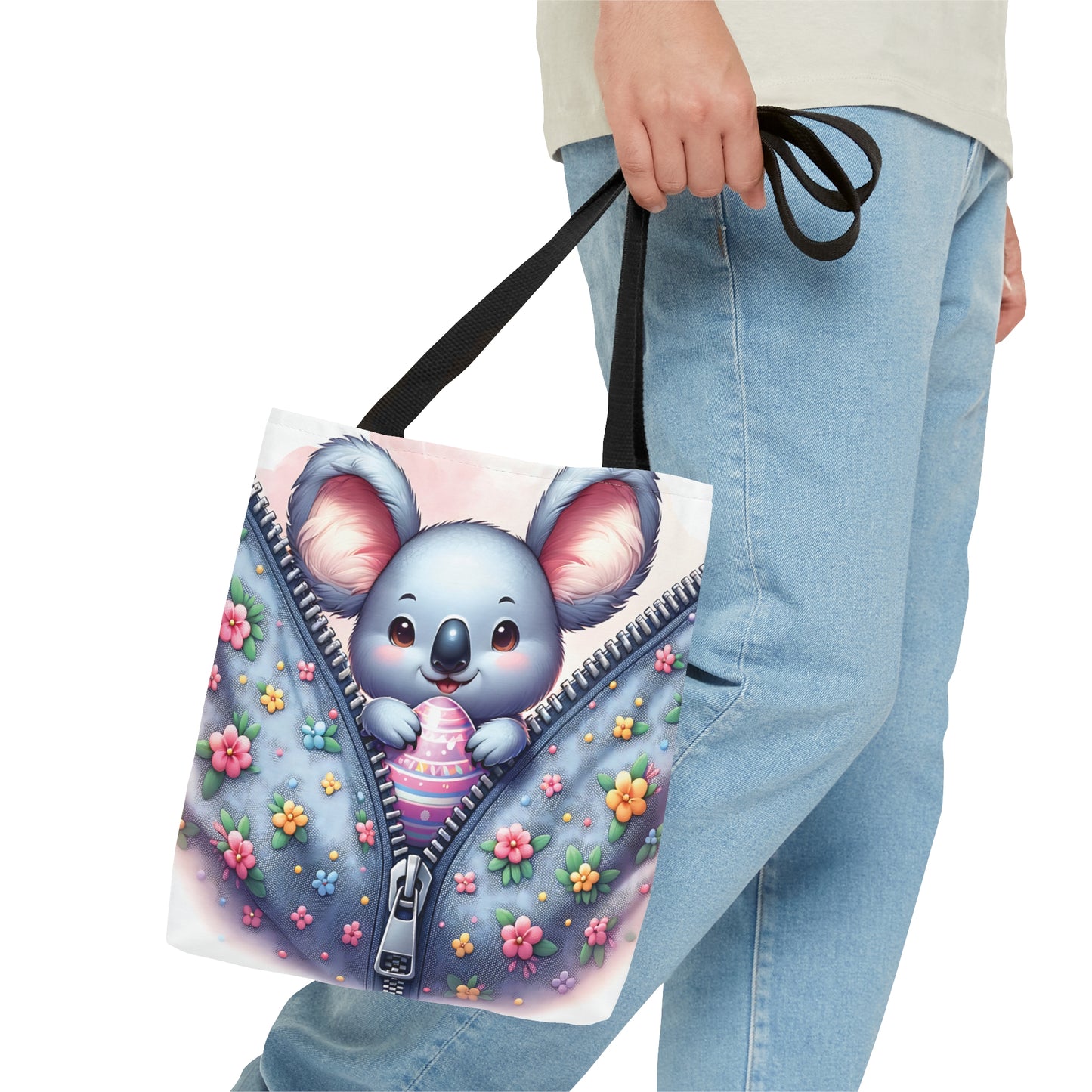 Tote Bag, Easter, Cute Koala, Personalised/Non-Personalised Tote bag