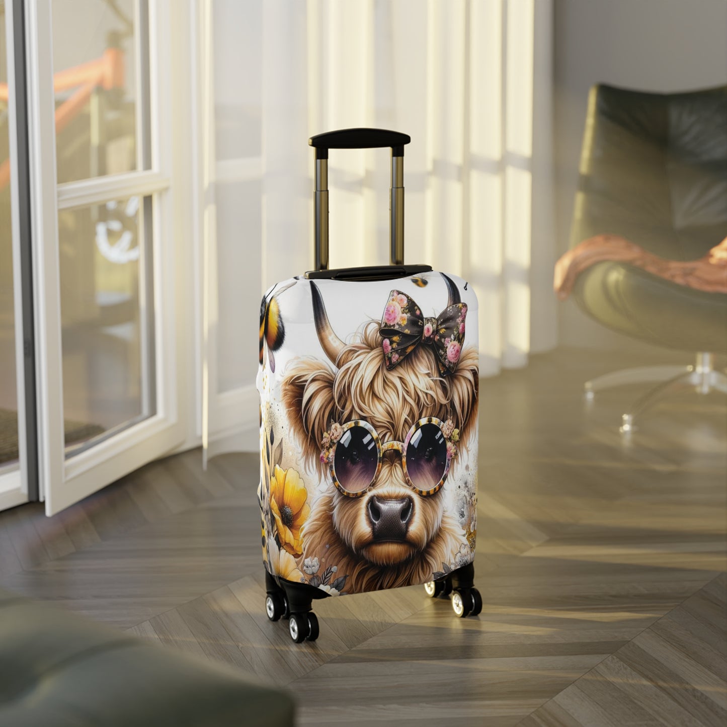 Luggage Cover, Highland Cow, awd-701