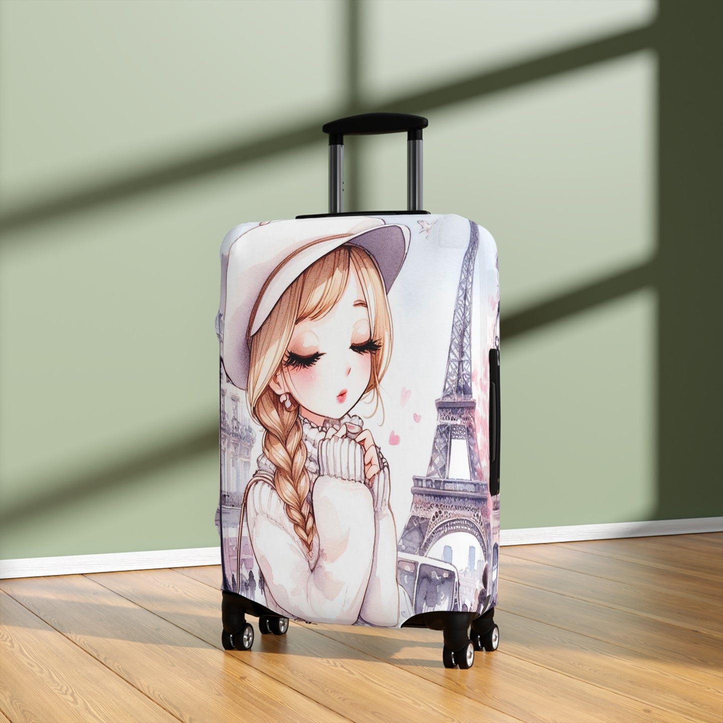 Luggage Cover, Just a Girl Who loves Travelling, awd-2101