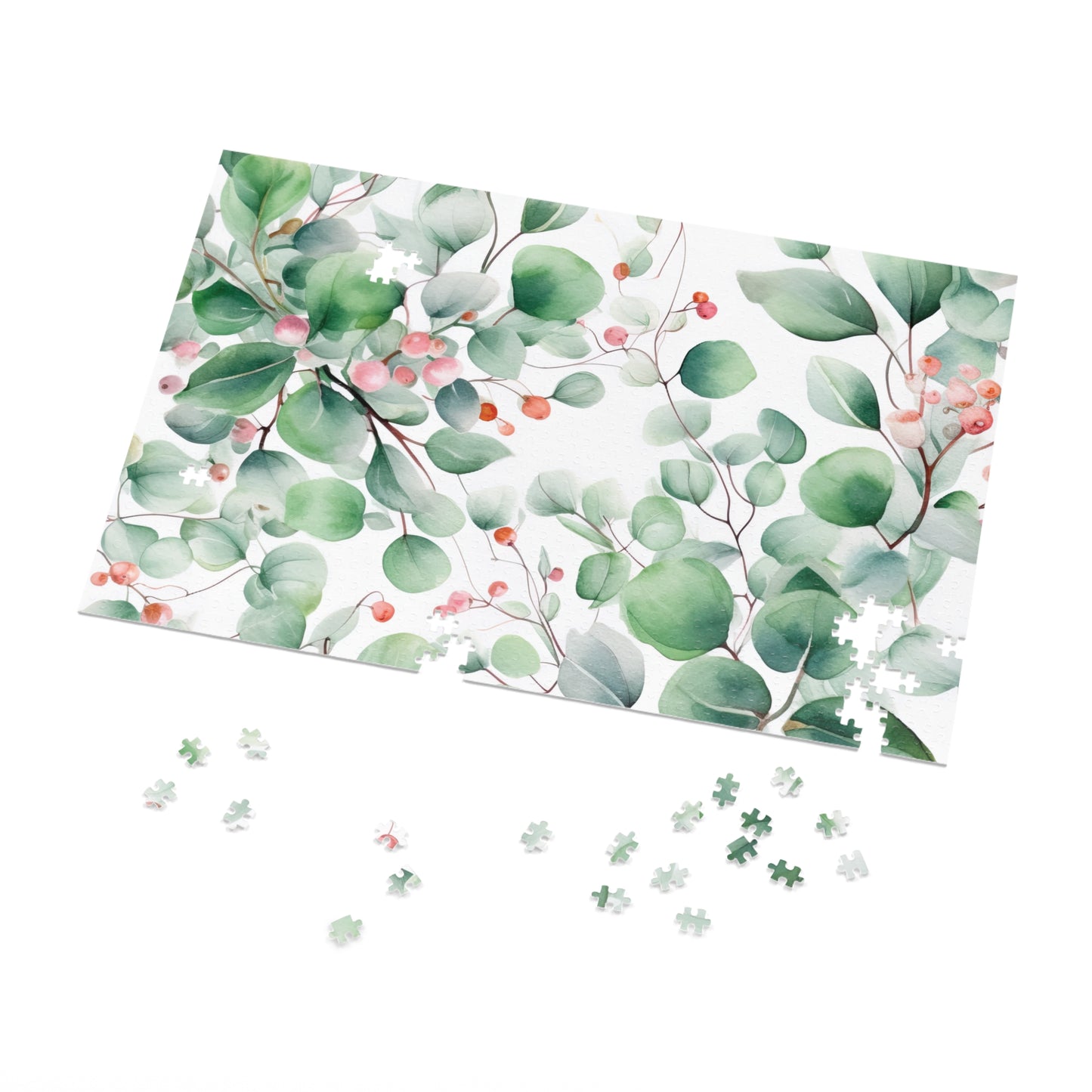 Jigsaw Puzzle, Eucalyptus Leaves, Personalised/Non-Personalised (30, 110, 252, 500,1000-Piece)