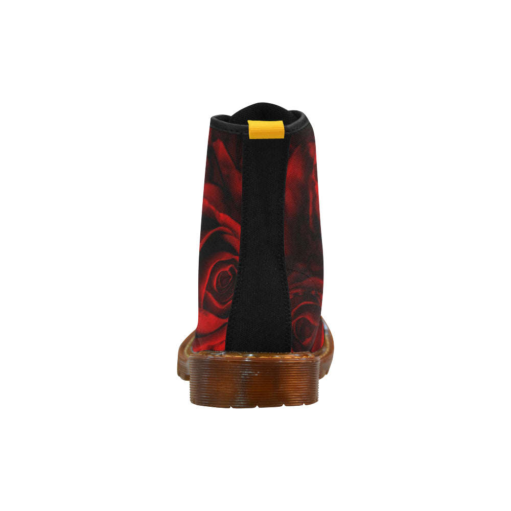 red roses Martin Boots For Men Model 1203H