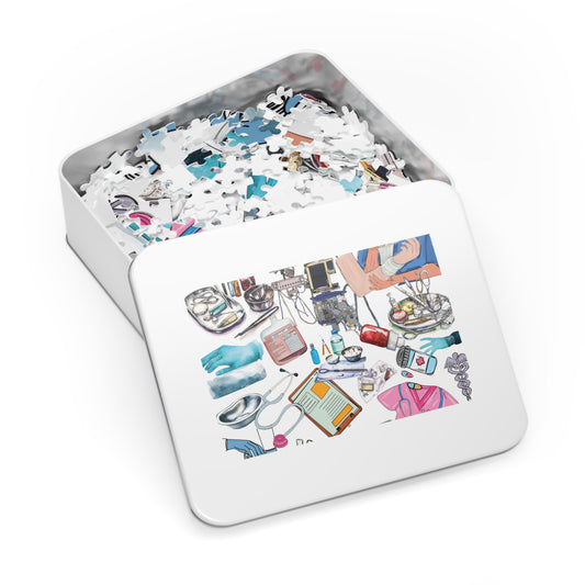 Jigsaw Puzzle, Wound Care Nurse, Personalised/Non-Personalised (30, 110, 252, 500,1000-Piece)