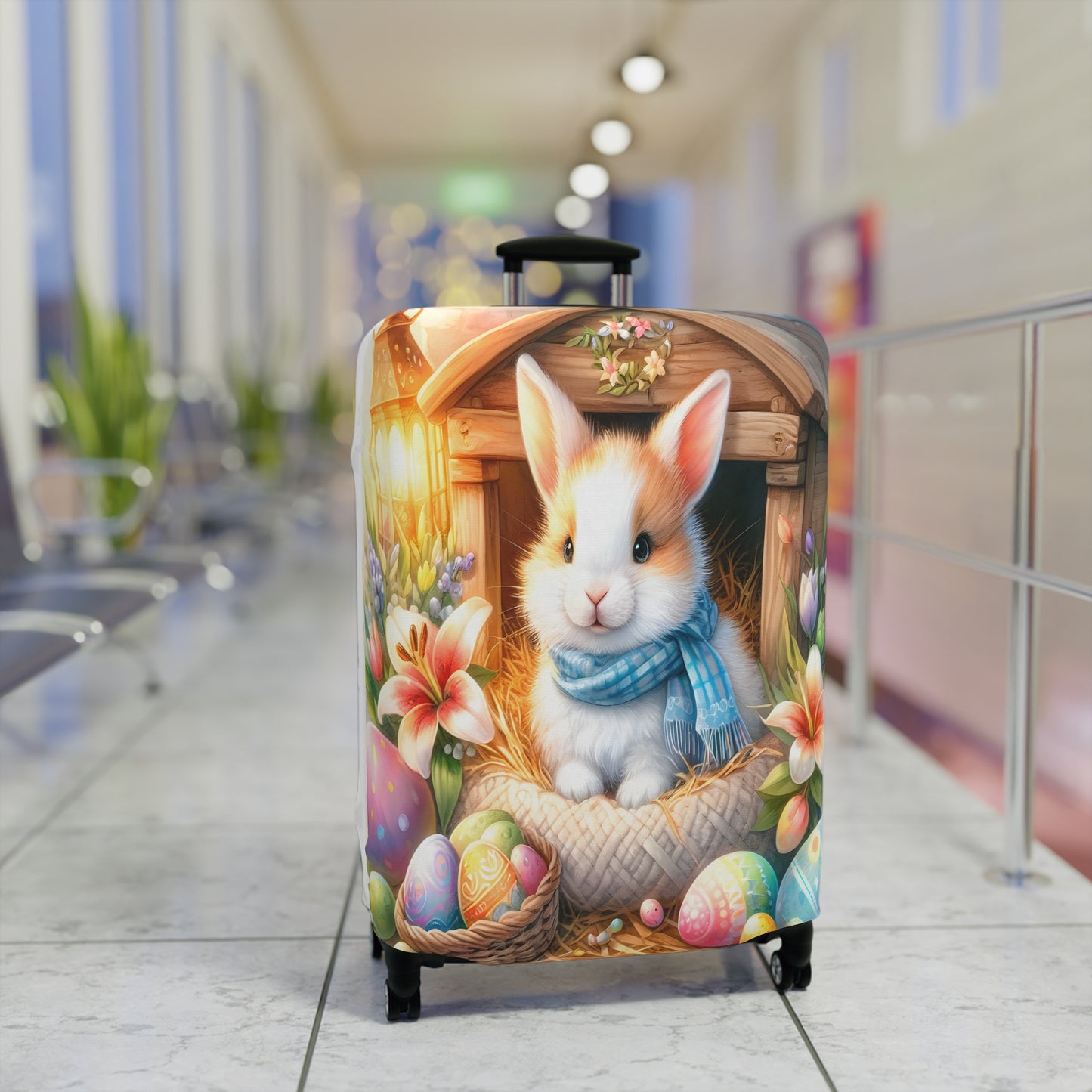 Luggage Cover, Easter, Rabbit, awd-1624