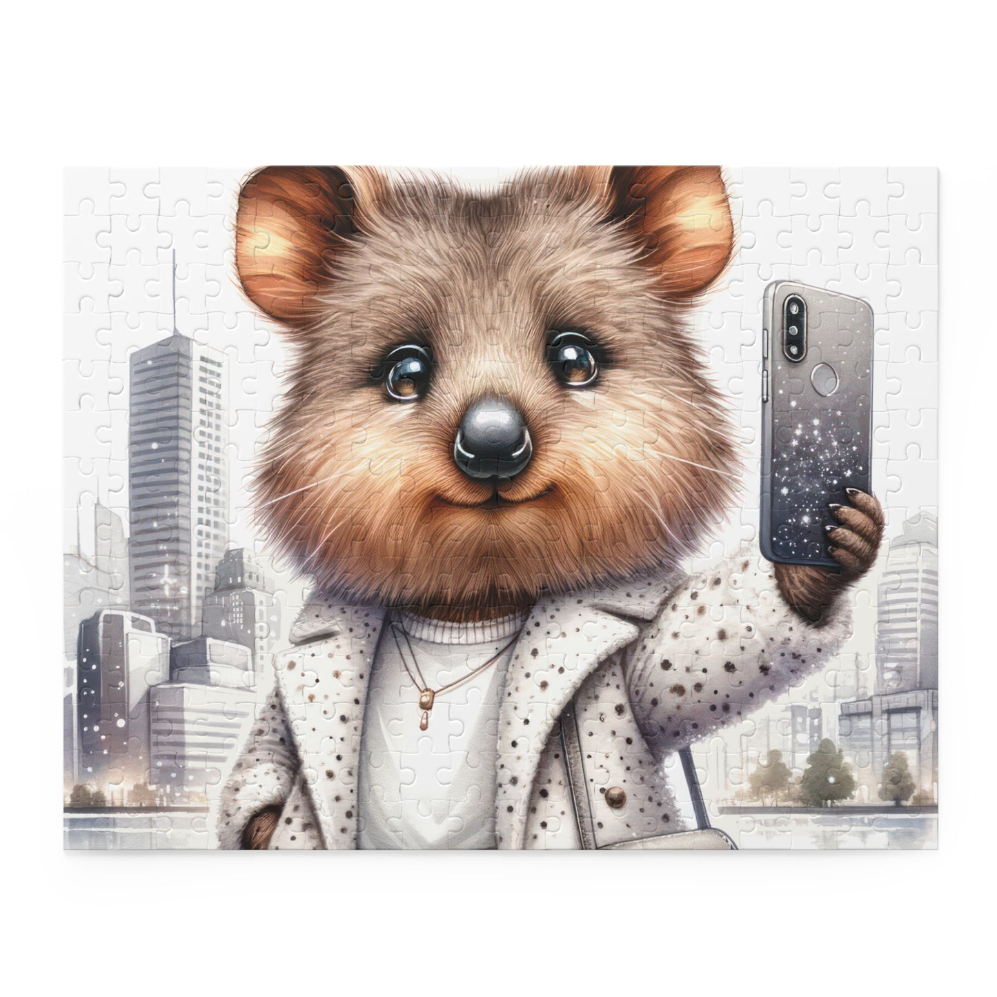 Personalised/Non-Personalised Puzzle, Quokka (120, 252, 500-Piece)