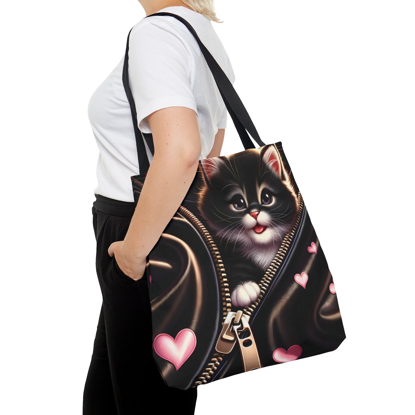 Tote Bag, Cat, Personalised/Non-Personalised Tote bag