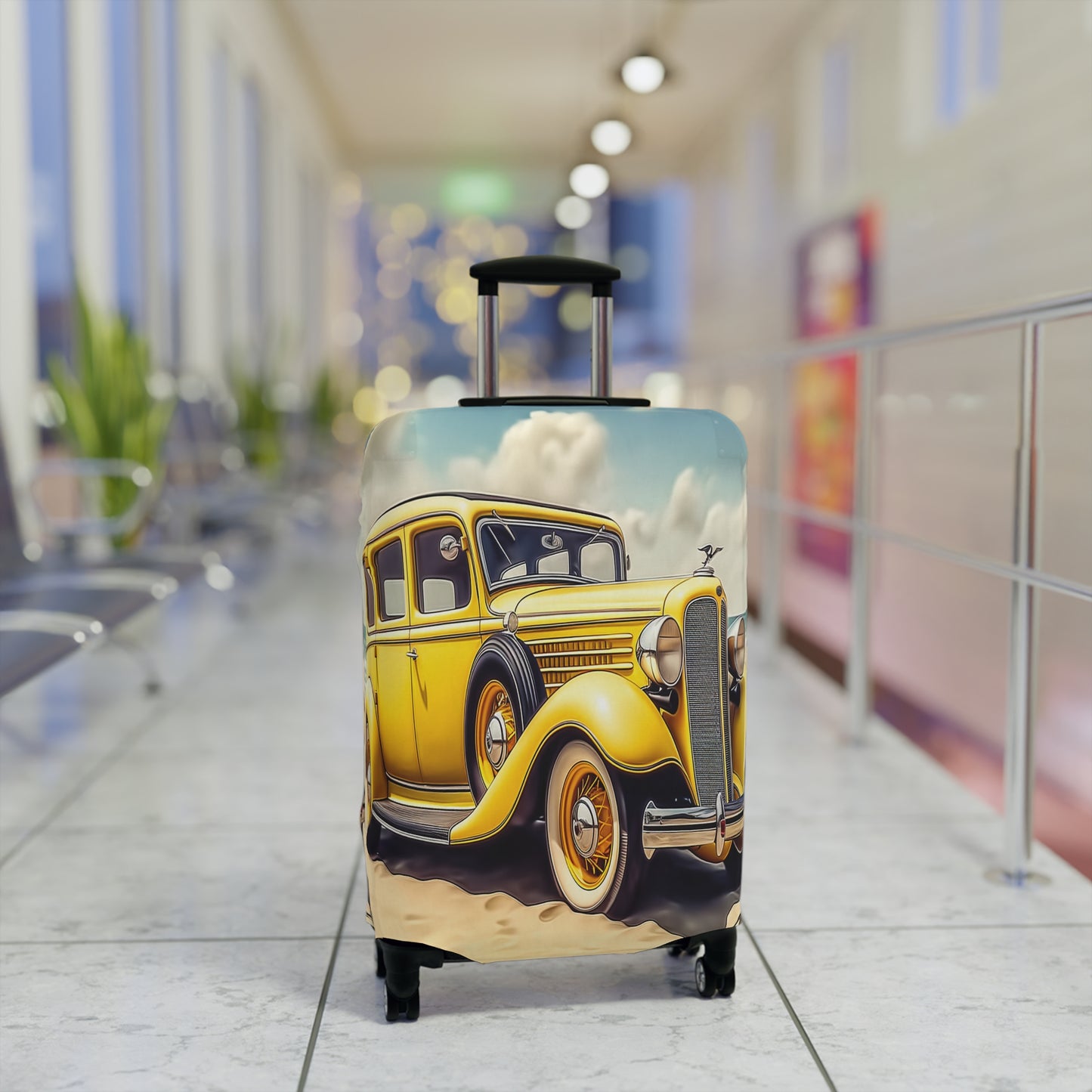 Luggage Cover, Vintage Car, awd-331