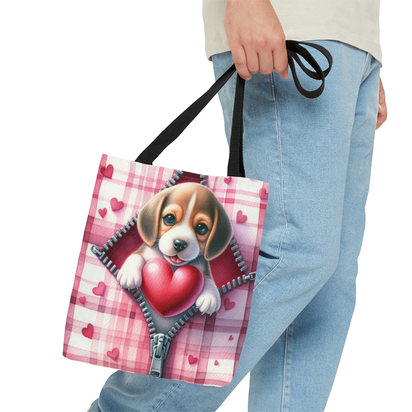 Tote Bag, Cute Dog, Personalised/Non-Personalised Tote bag